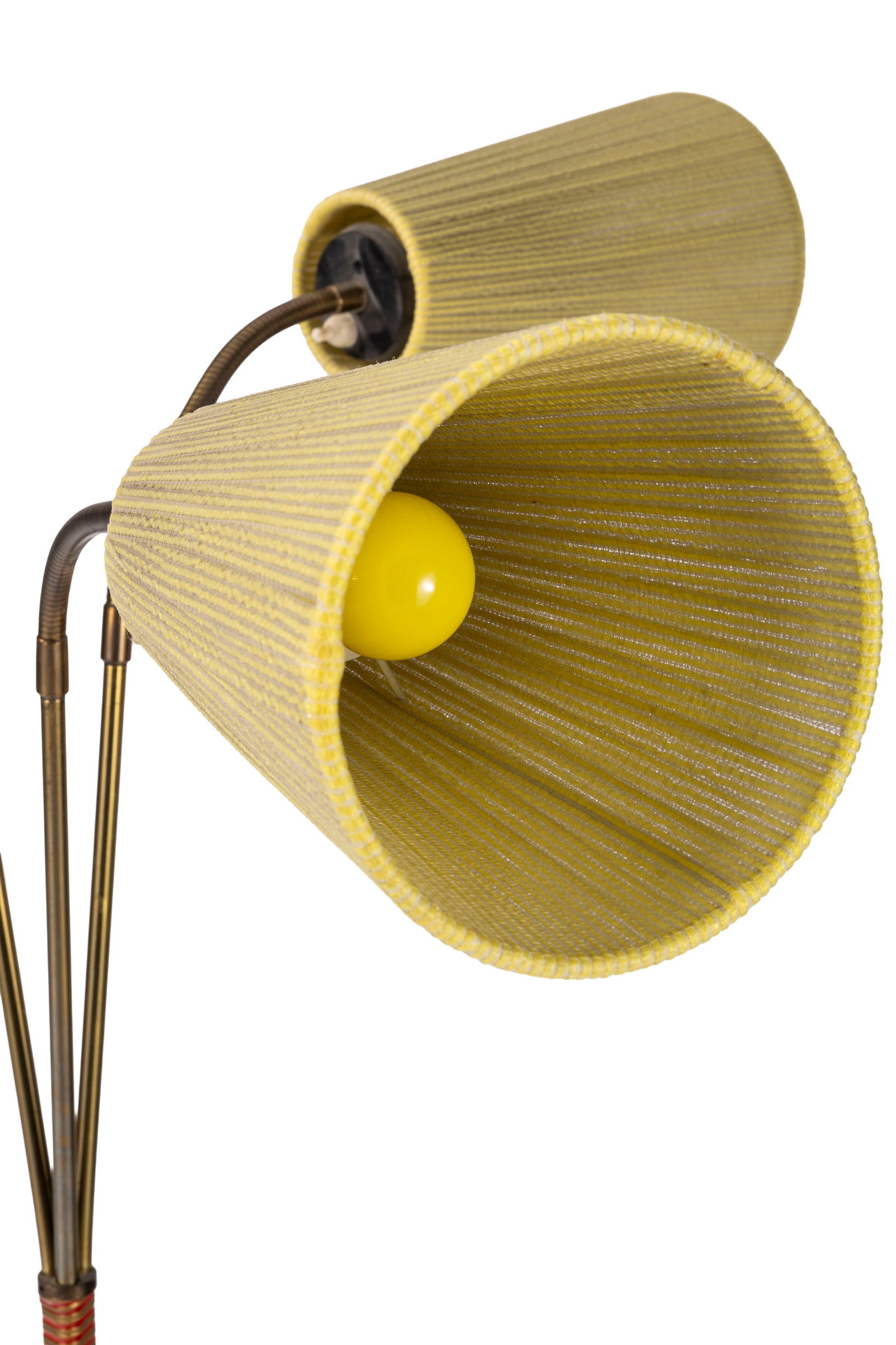 Lampe dans le goût de Stilnovo, XXe s., trois fûts partiellement flexibles et terminé - 2