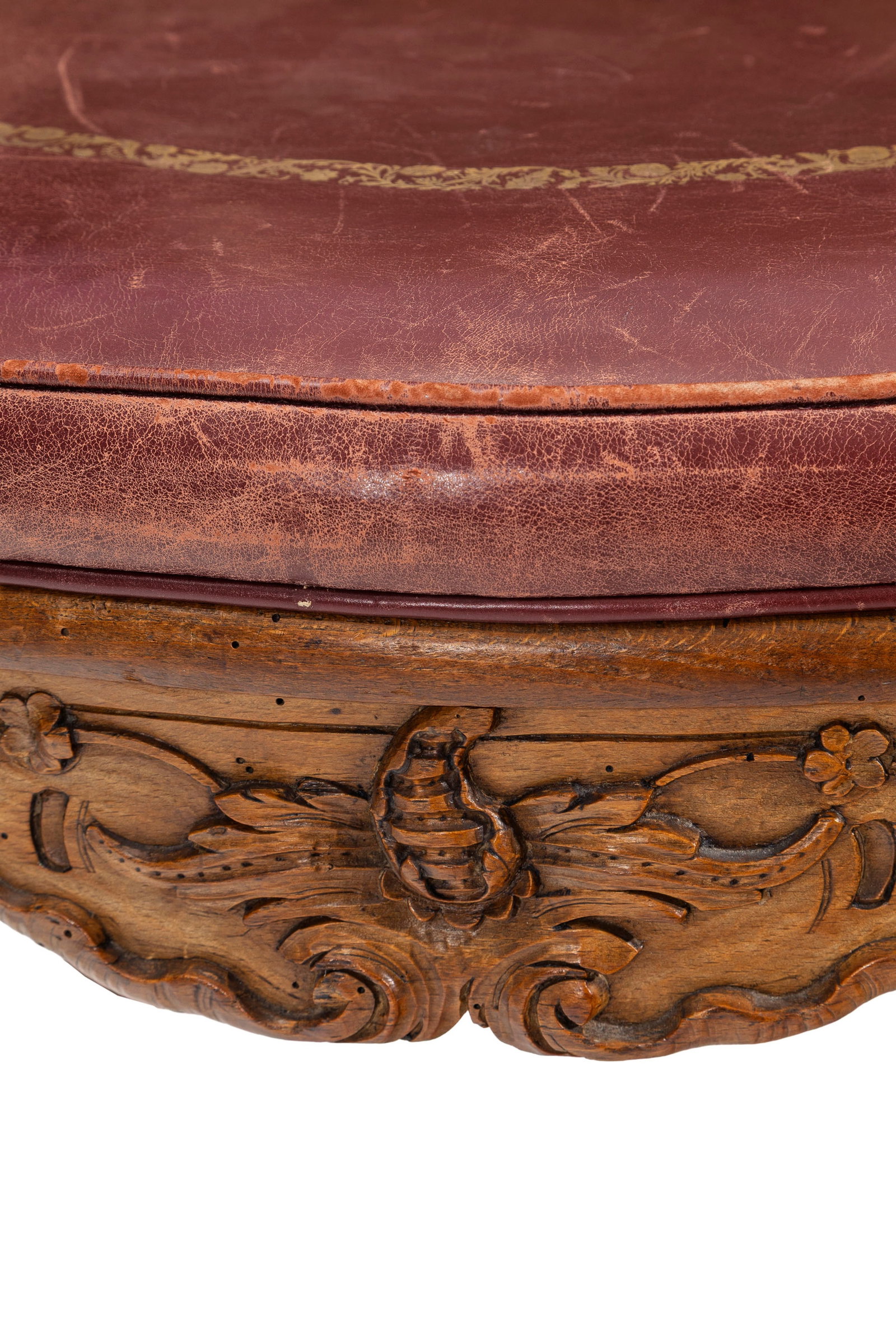 Fauteuil d'époque Régence estampillé L.CRESSON, en hêtre mouluré et sculpt& - 4