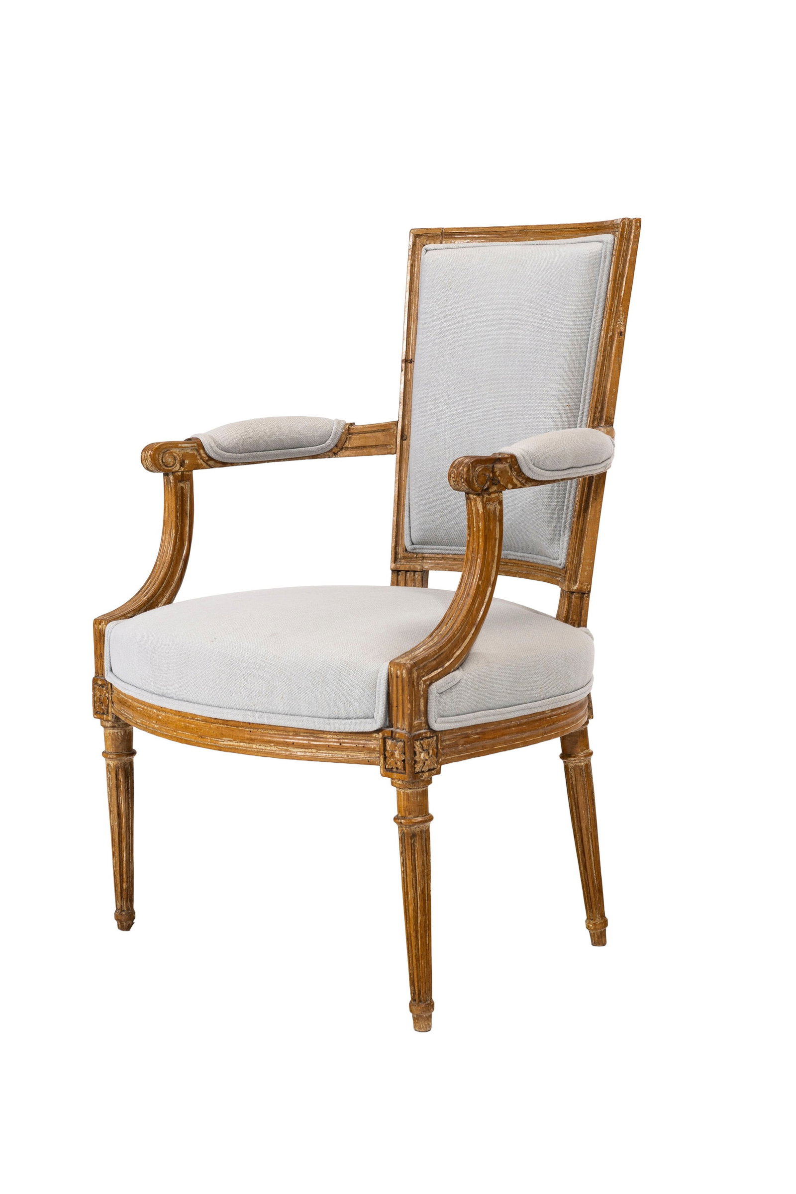 Fauteuil d'époque Louis XVI estampillé G.IACOB, en hêtre mouluré et sculpté (1 of 3)