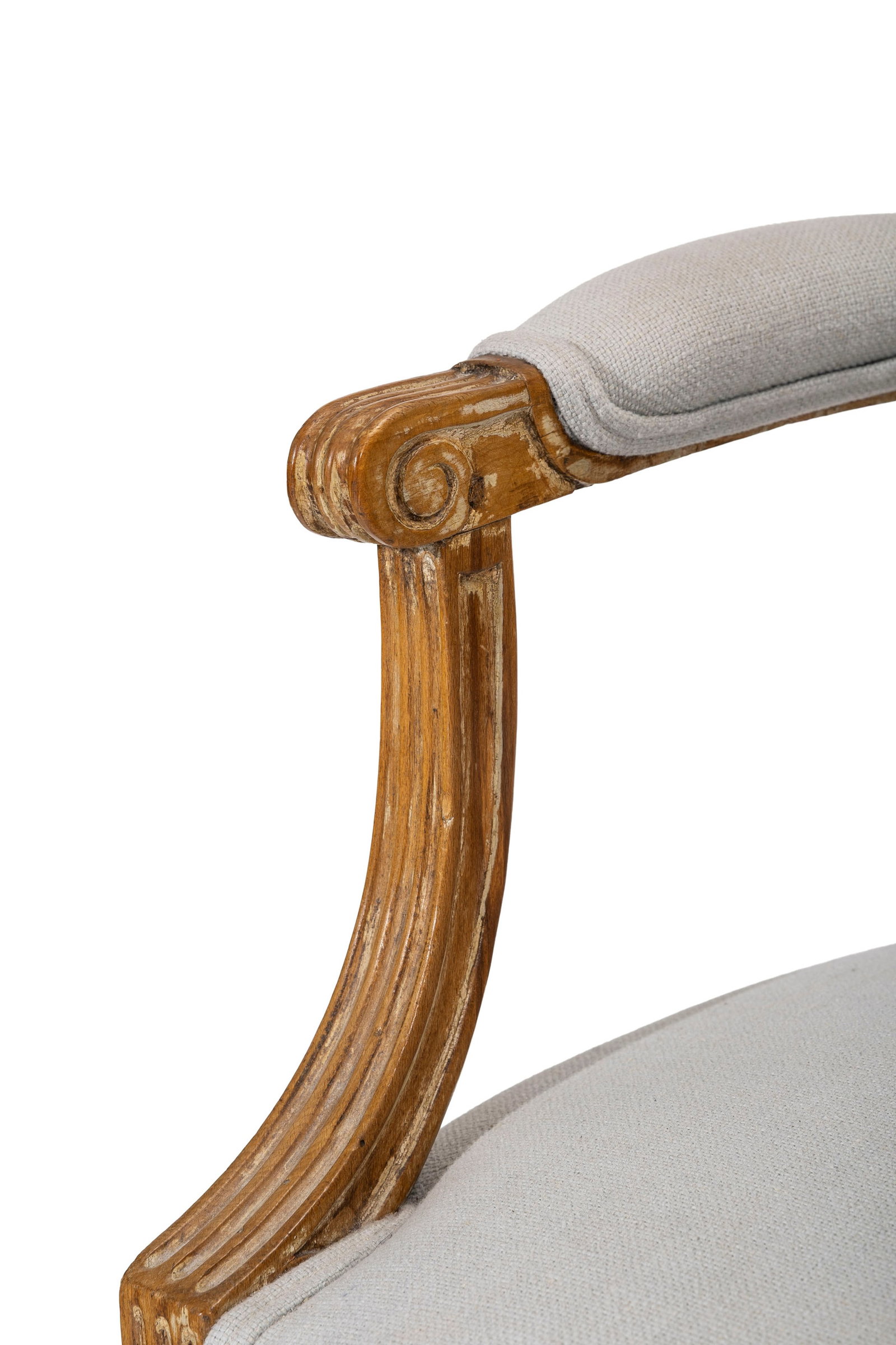 Fauteuil d'époque Louis XVI estampillé G.IACOB, en hêtre mouluré et sculpté - 2