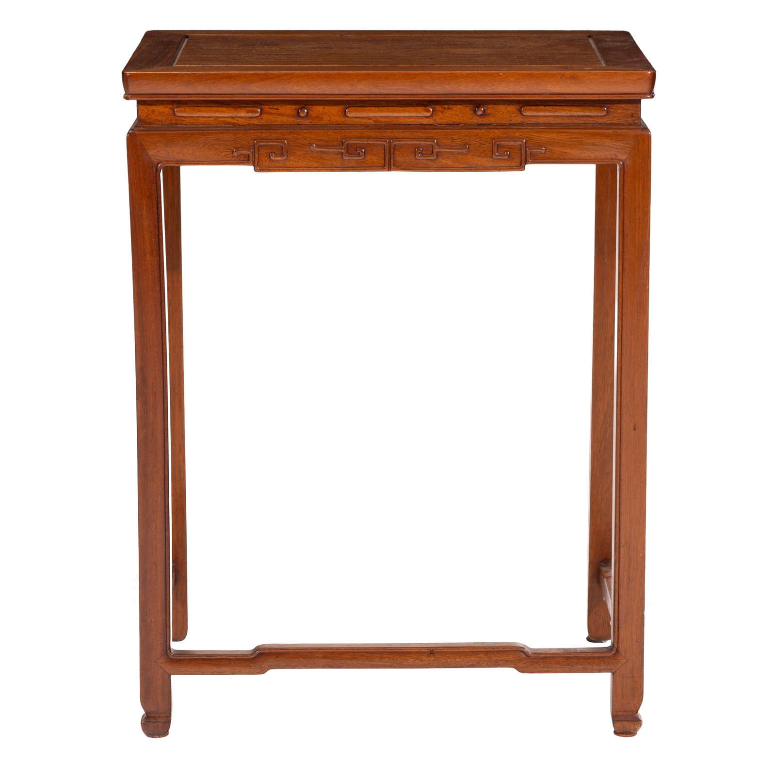 Table d'appoint, Chine, XXe s., en hongmu, 67x51x36 cm - 2