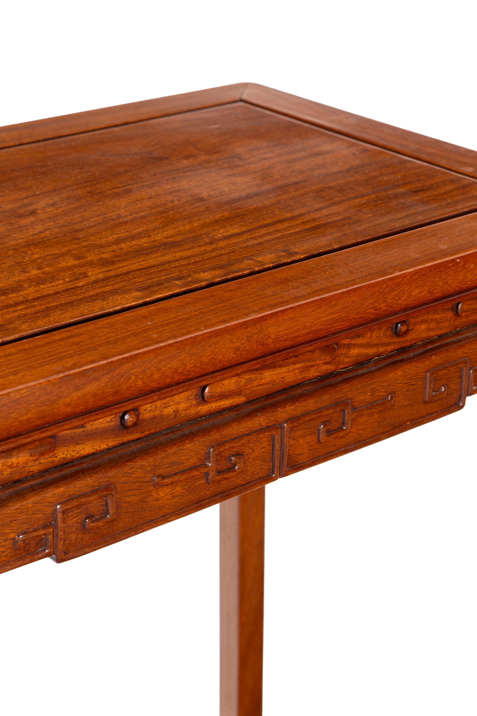 Table d'appoint, Chine, XXe s., en hongmu, 67x51x36 cm - 3