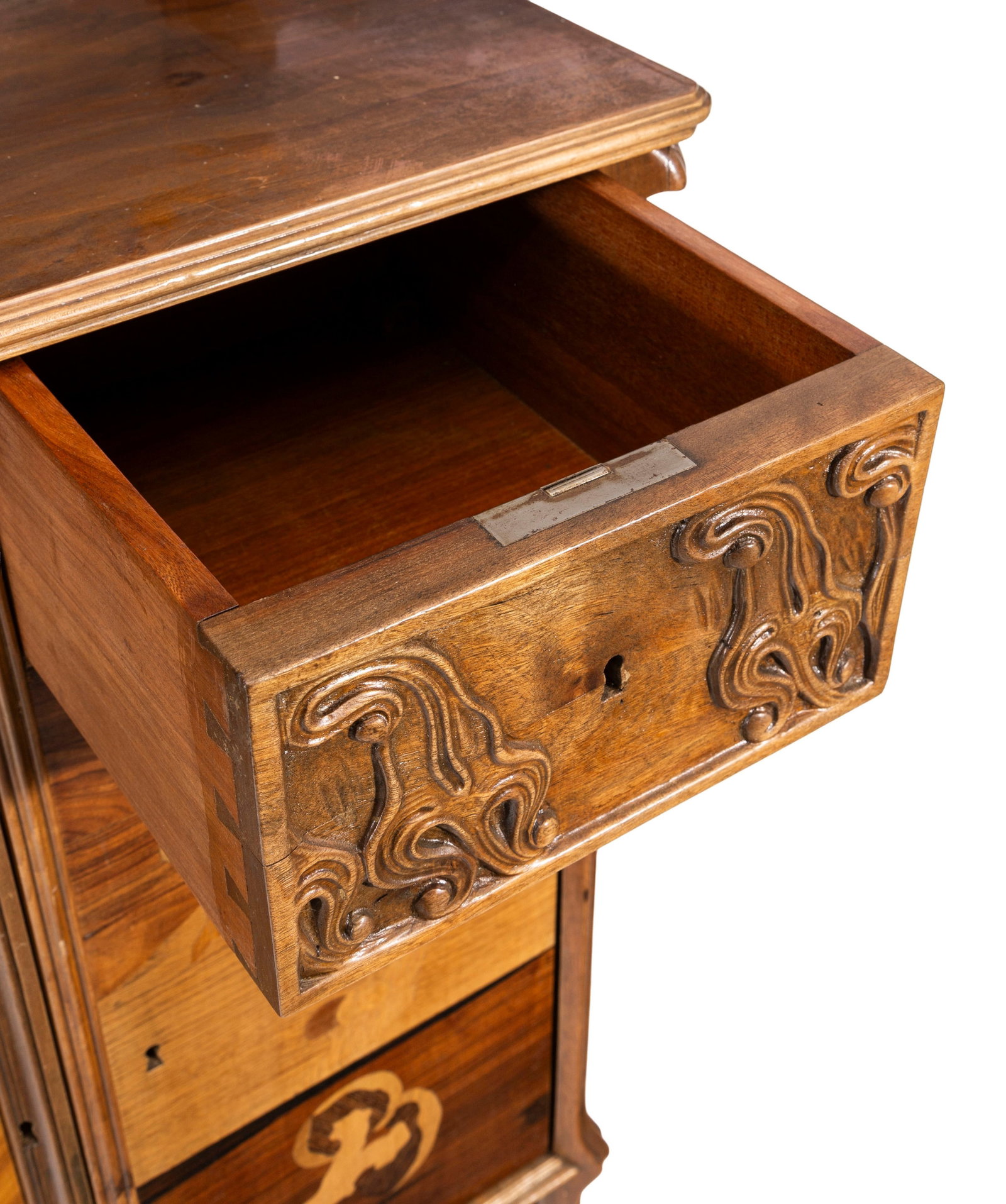 Deux cabinets dits "aux Grenouilles" d'époque Art Nouveau signés E.Gallé, en hêt - 9