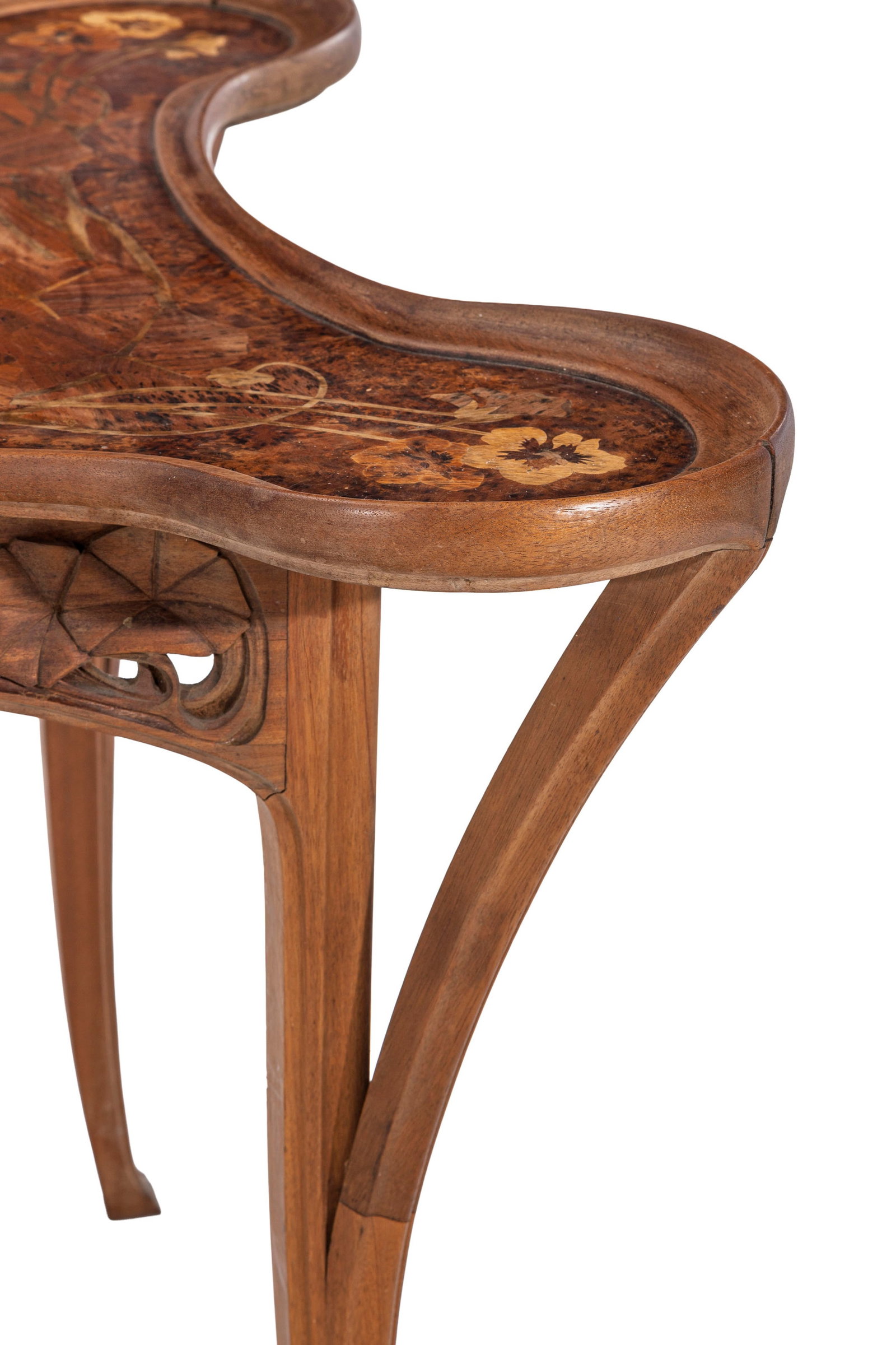 Table de salon d'époque Art Nouveau attribuée à Camille Gauthier (1870-1963), en bois - 2