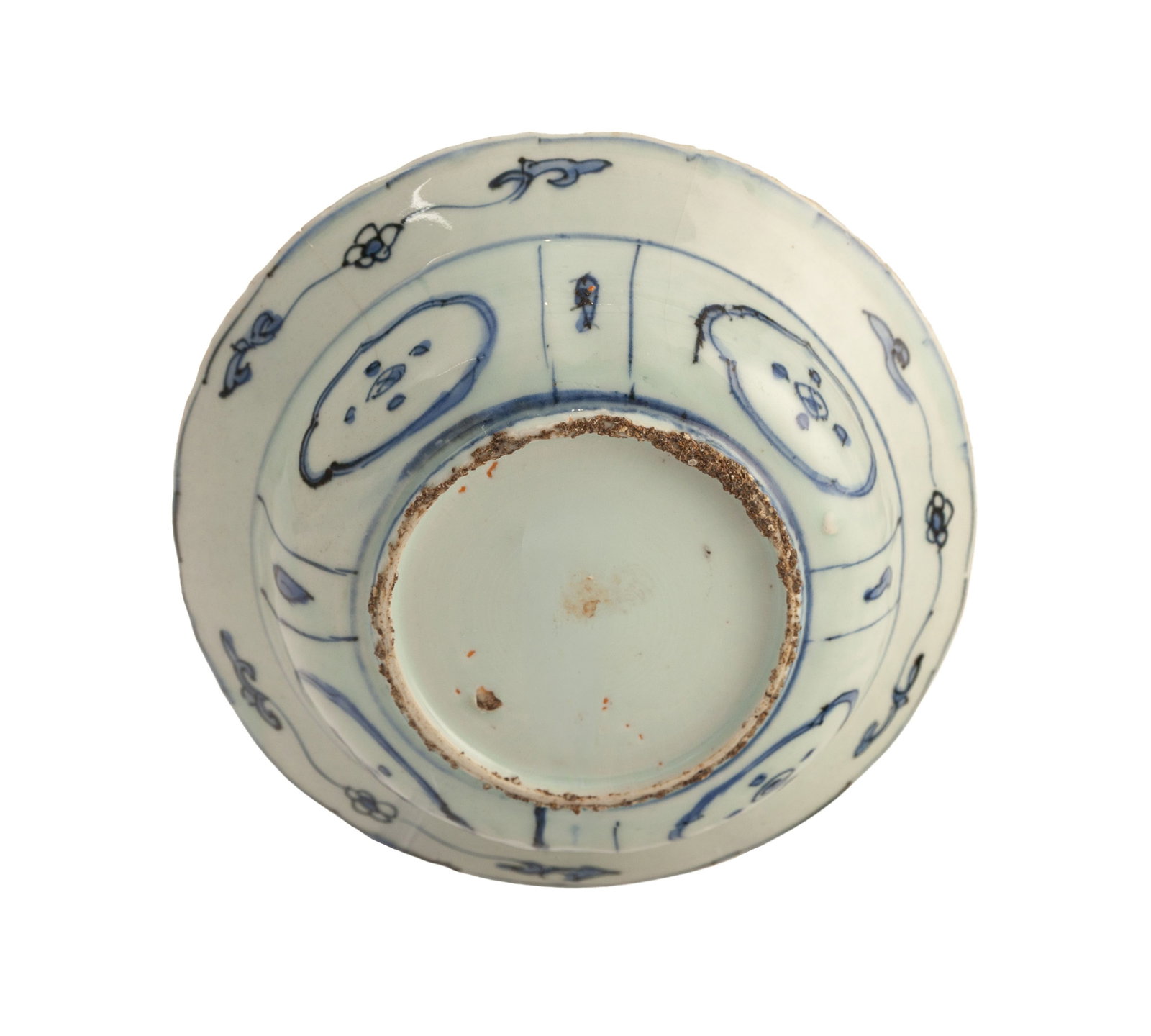 Bol "klapmut" en porcelaine Kraak, Chine, dynastie Ming, décor en bleu d'oiseaux, objets pr - 3