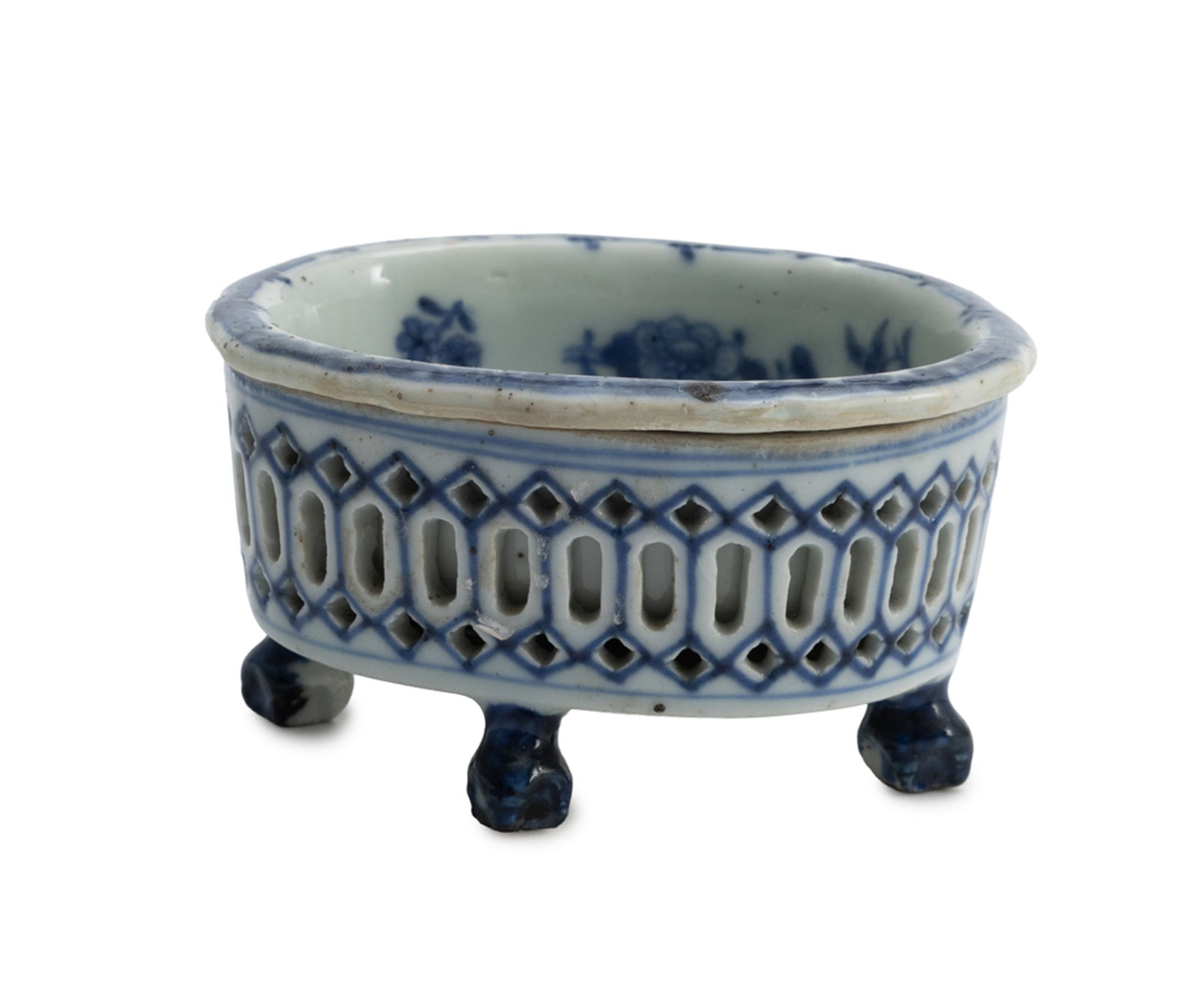 Ensemble de 10 porcelaines bleu blanc, Chine, dynastie Qing, comprenant: 2 théières, chacu - 4