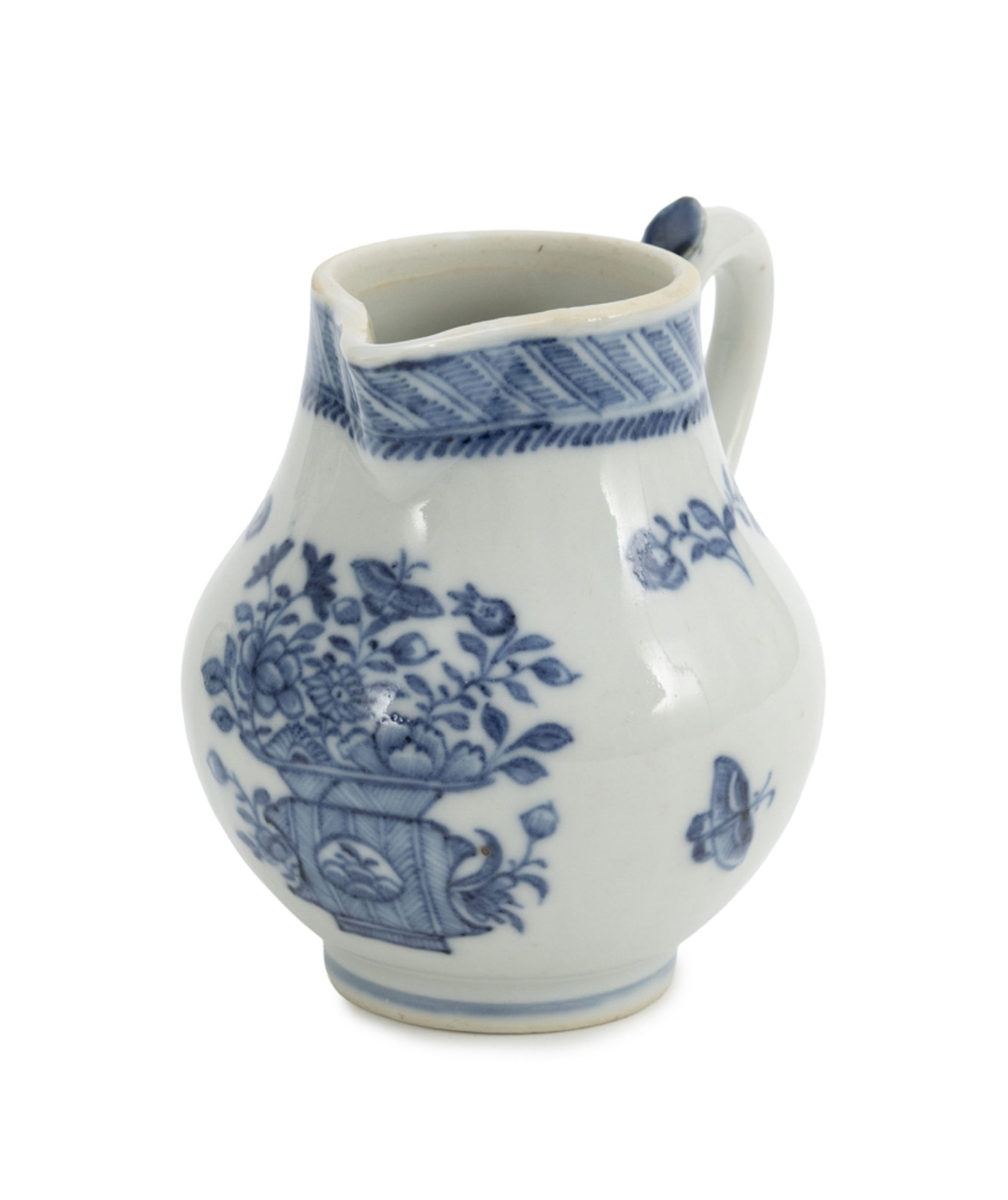 Ensemble de 10 porcelaines bleu blanc, Chine, dynastie Qing, comprenant: 2 théières, chacu - 6