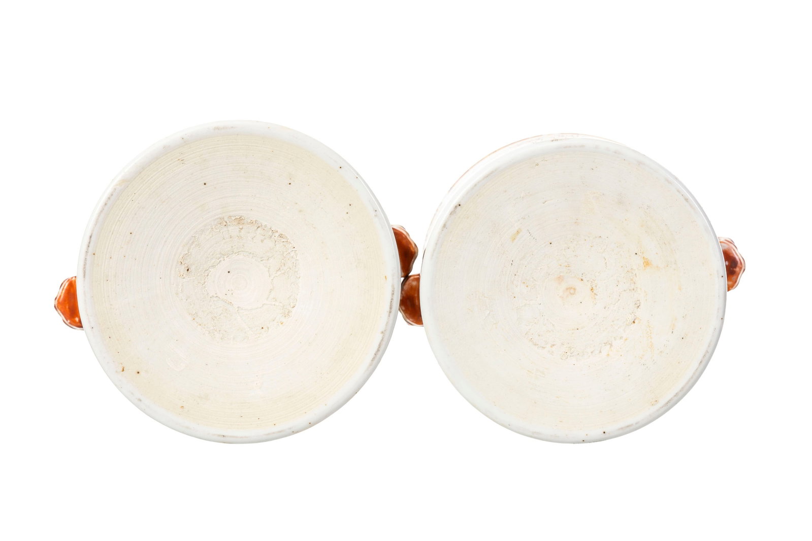 Paire de rafraîchissoirs en porcelaine Imari, Chine, ca 1730, ou France, manufacture Samson, XI - 7