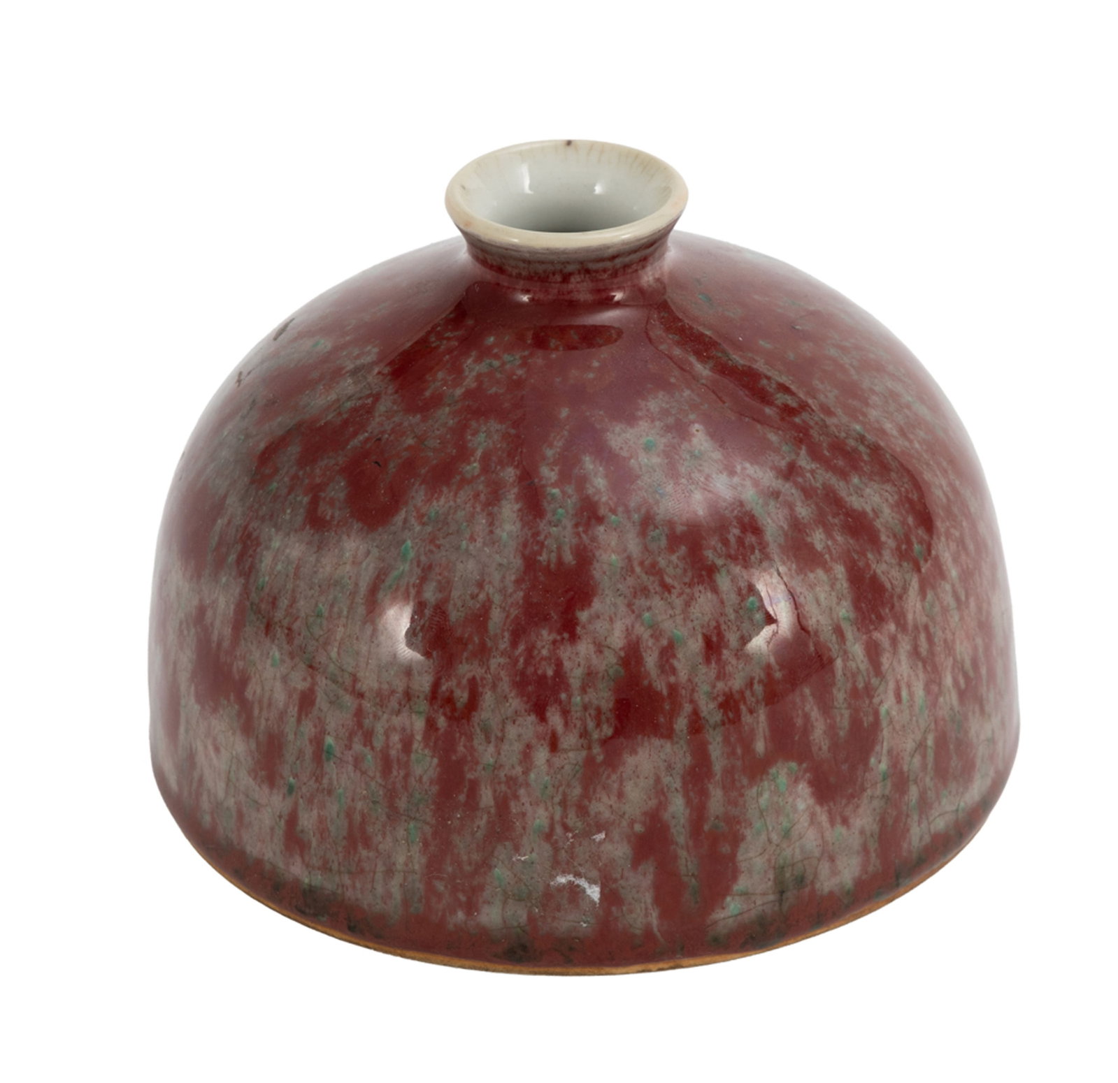 Bixi (rince-pinceaux) en porcelaine de forme tai baizun à glaçure de style "peach bloom",  - 2