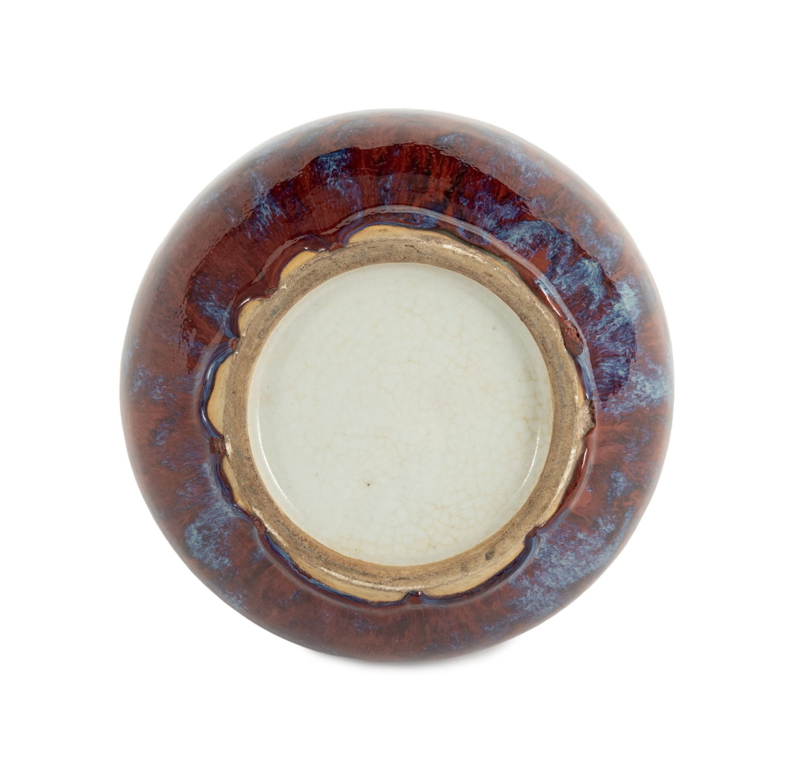 Vase en porcelaine à glaçure flambée, Chine, dynastie Qing, h. 36,5 cm - 3