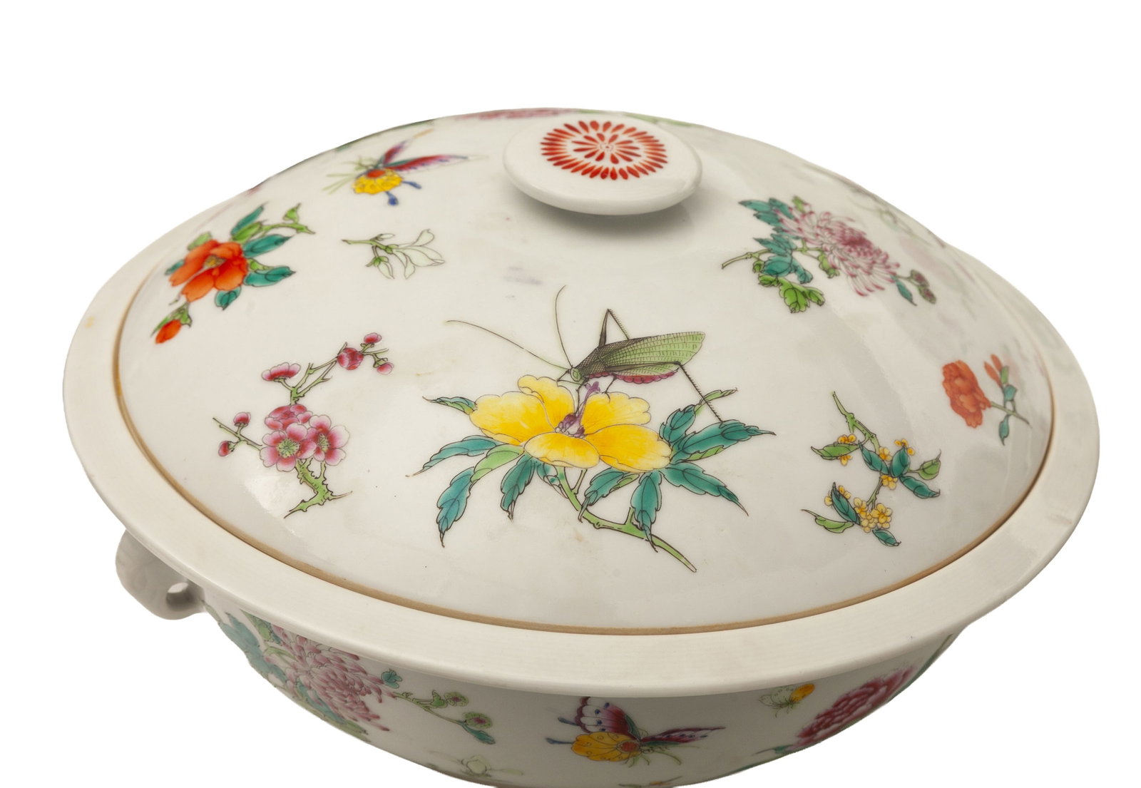 Partie de service en porcelaine famille rose, Chine, XXe s., comprenant 87 pièces: toutes au m& - 2