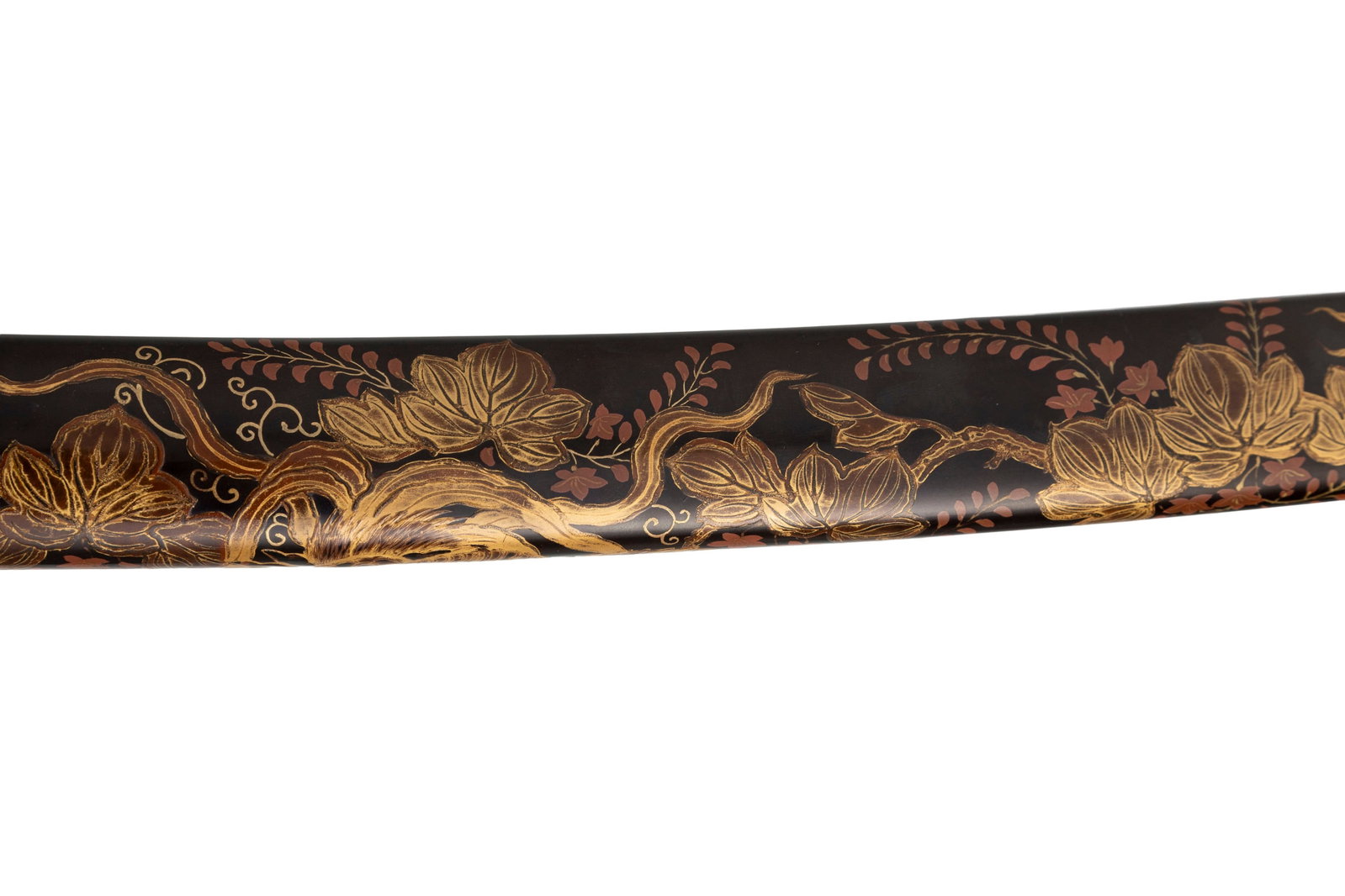 Wakizashi (sabre), Japon, époque Edo, saya en bois laqué, décor takamaki-e et hiramak - 10