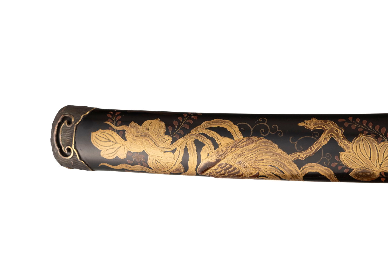 Wakizashi (sabre), Japon, époque Edo, saya en bois laqué, décor takamaki-e et hiramak - 13