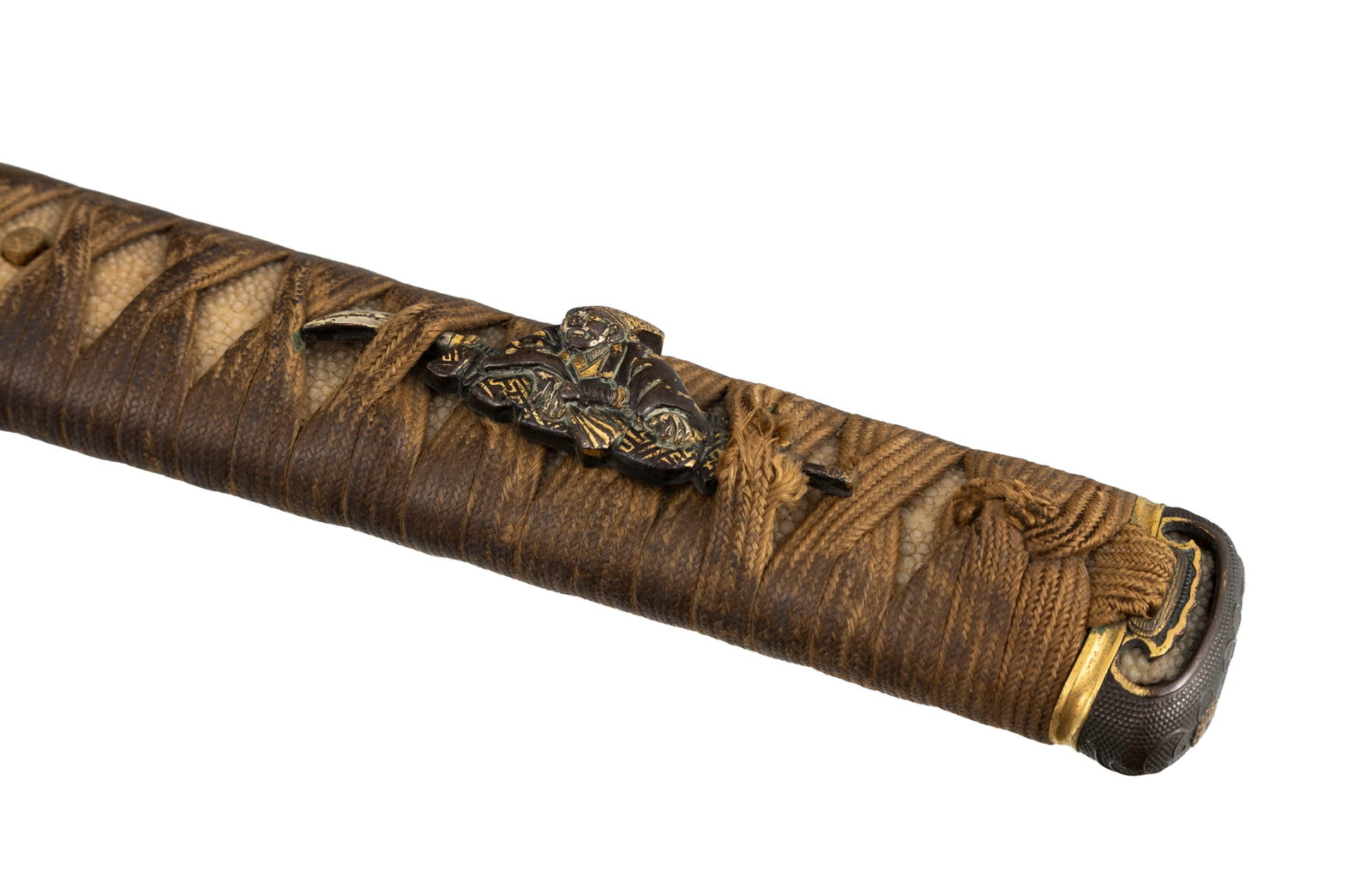 Wakizashi (sabre), Japon, époque Edo, saya en bois laqué, décor takamaki-e et hiramak - 15