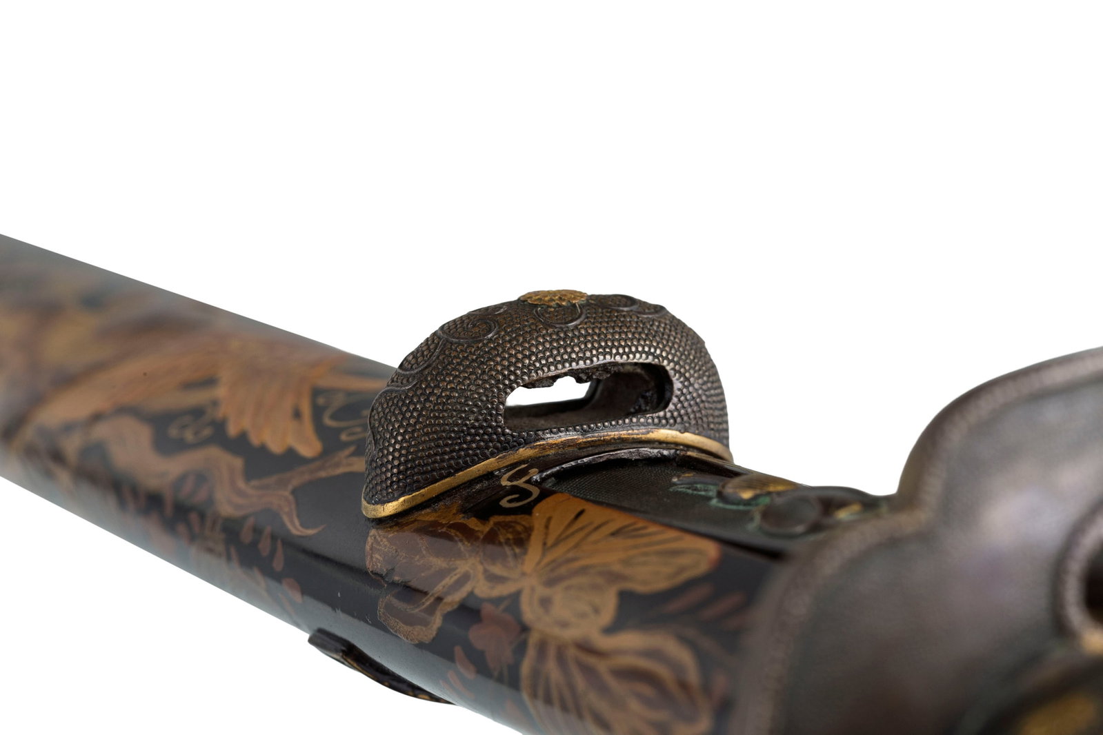 Wakizashi (sabre), Japon, époque Edo, saya en bois laqué, décor takamaki-e et hiramak - 18