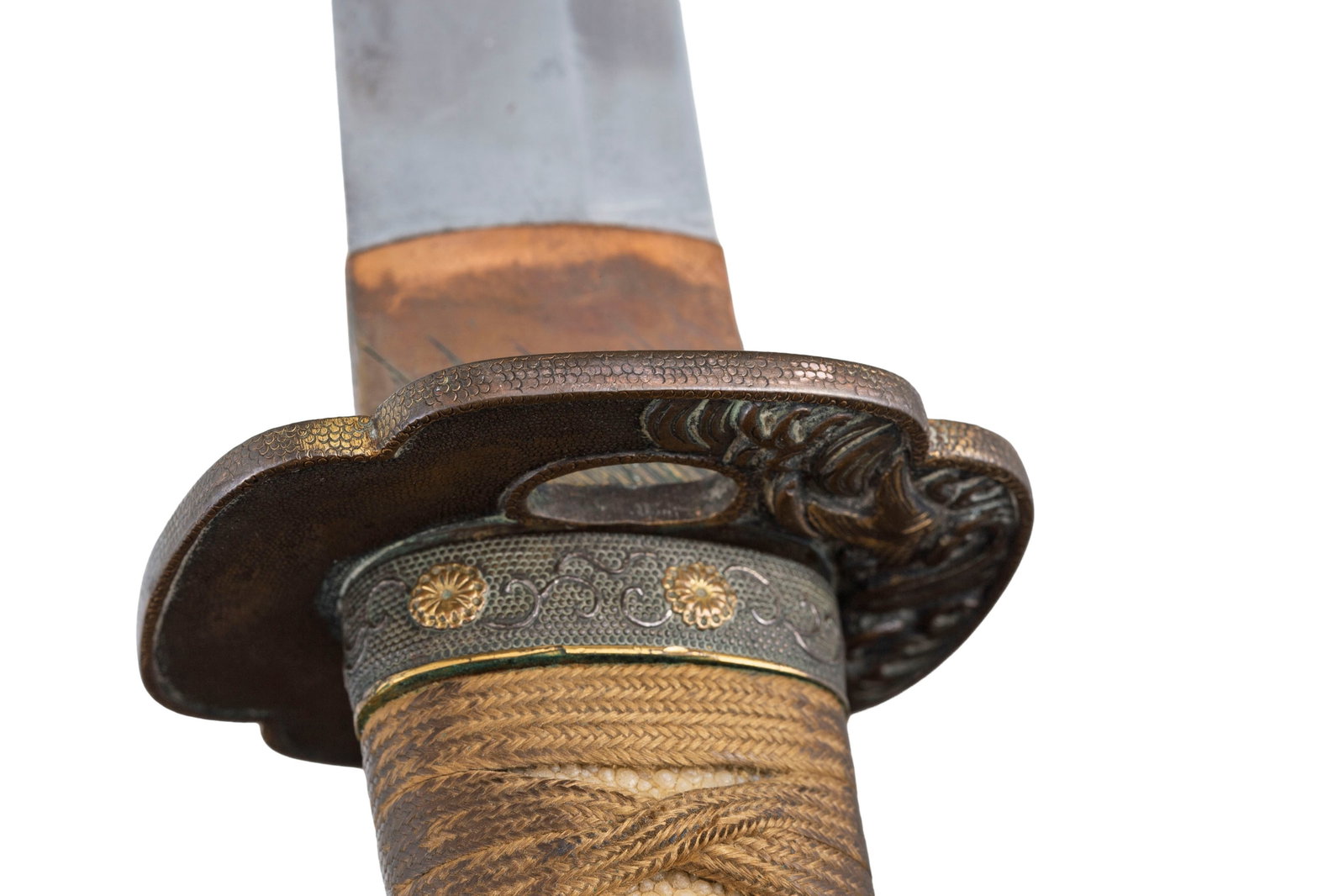 Wakizashi (sabre), Japon, époque Edo, saya en bois laqué, décor takamaki-e et hiramak - 20