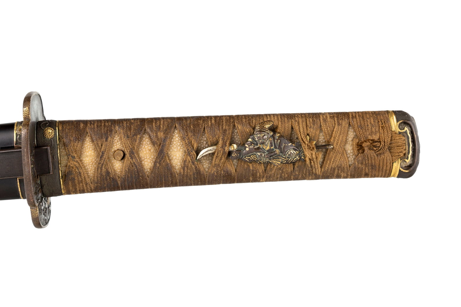 Wakizashi (sabre), Japon, époque Edo, saya en bois laqué, décor takamaki-e et hiramak - 8