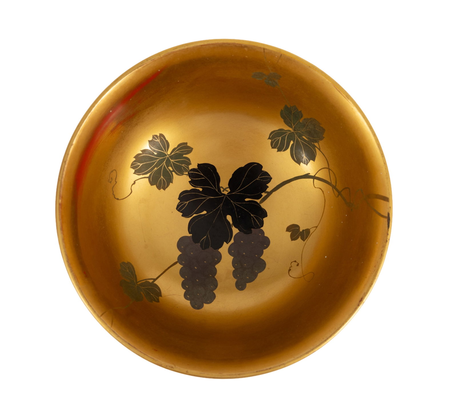 Ensemble de 8 bols en laque, Japon, XXe s.: tous à l'extérieur rouge et intérieur dor - 4