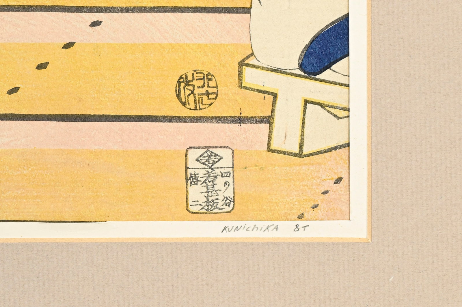 Toyohara Kunichika (1835-1900), acteurs de kabuki et samouraï, ensemble de 3 diptyques, 2 tript - 11