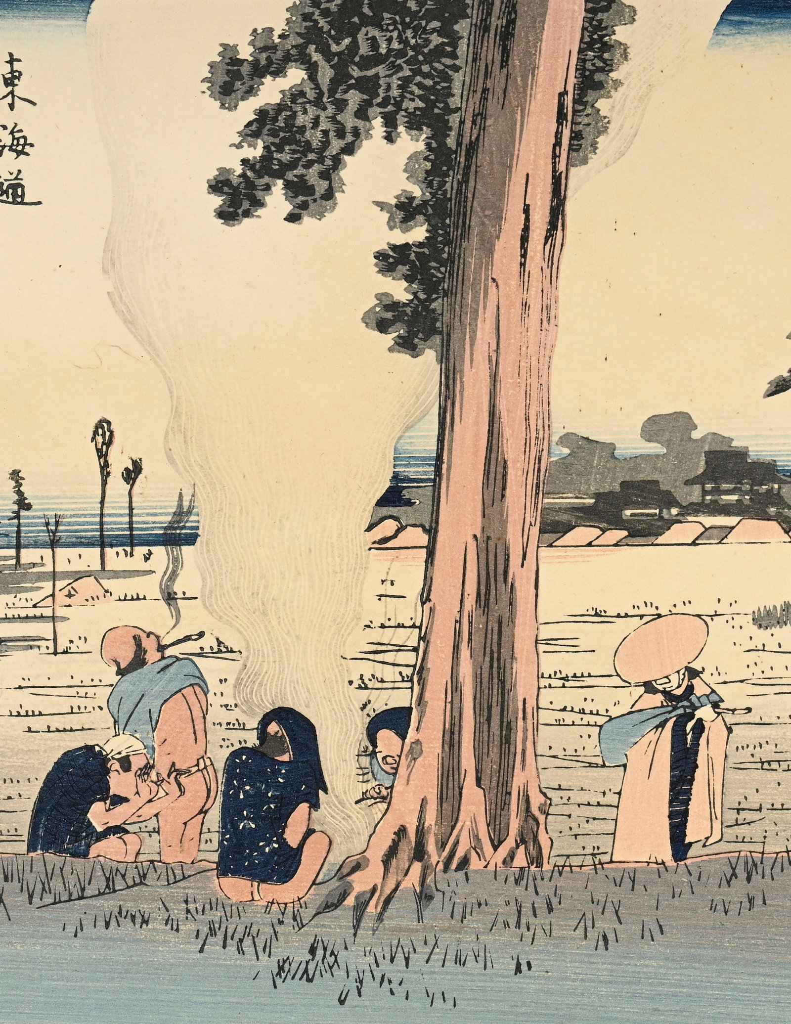 Utagawa Hiroshige (1797-1858), ensemble de 5 estampes format ôban yoko-e, Japon, tirages du XXe - 14