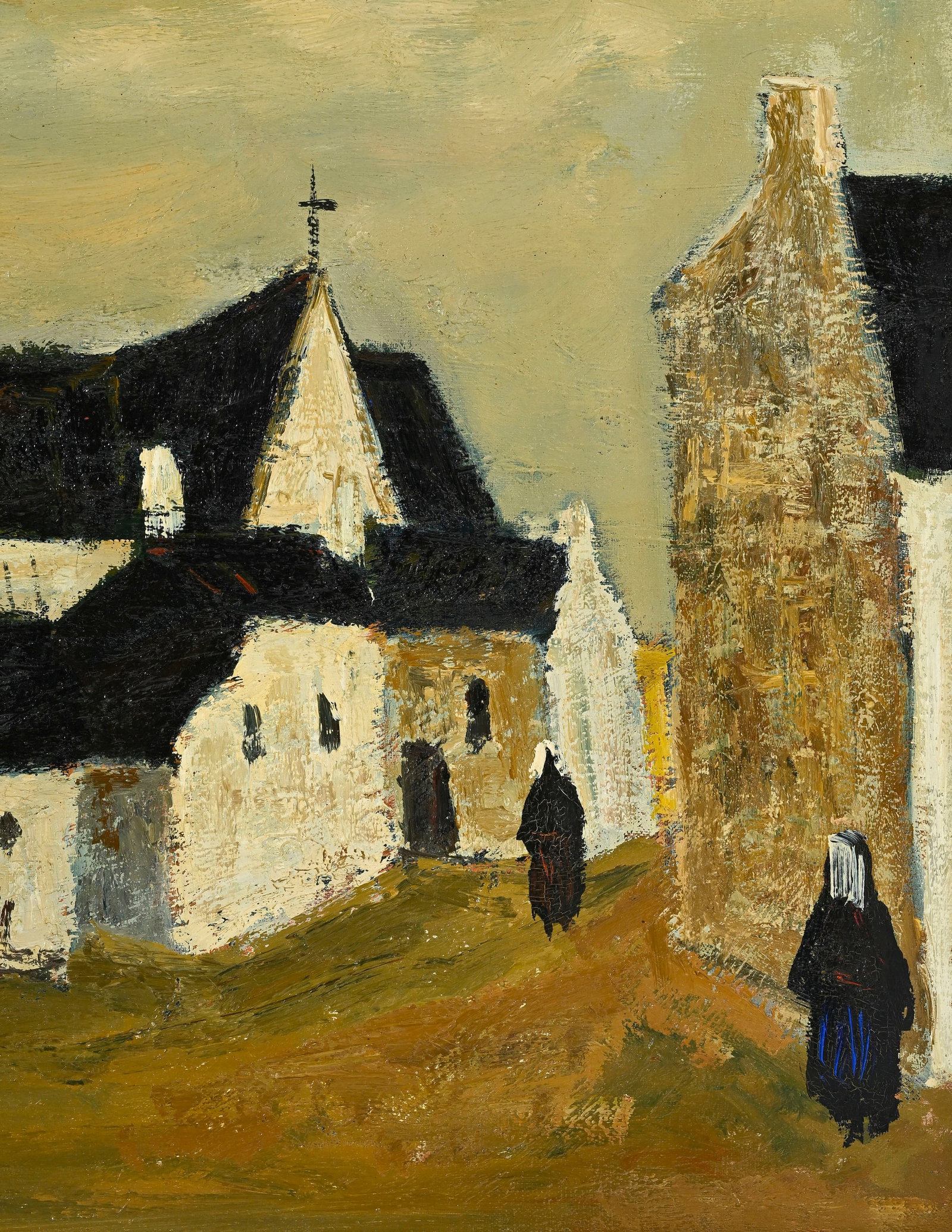 Georges Borgeaud (1914-1998), "Vieux Cartur", 1971, huile sur toile, signée, contresignée, - 3