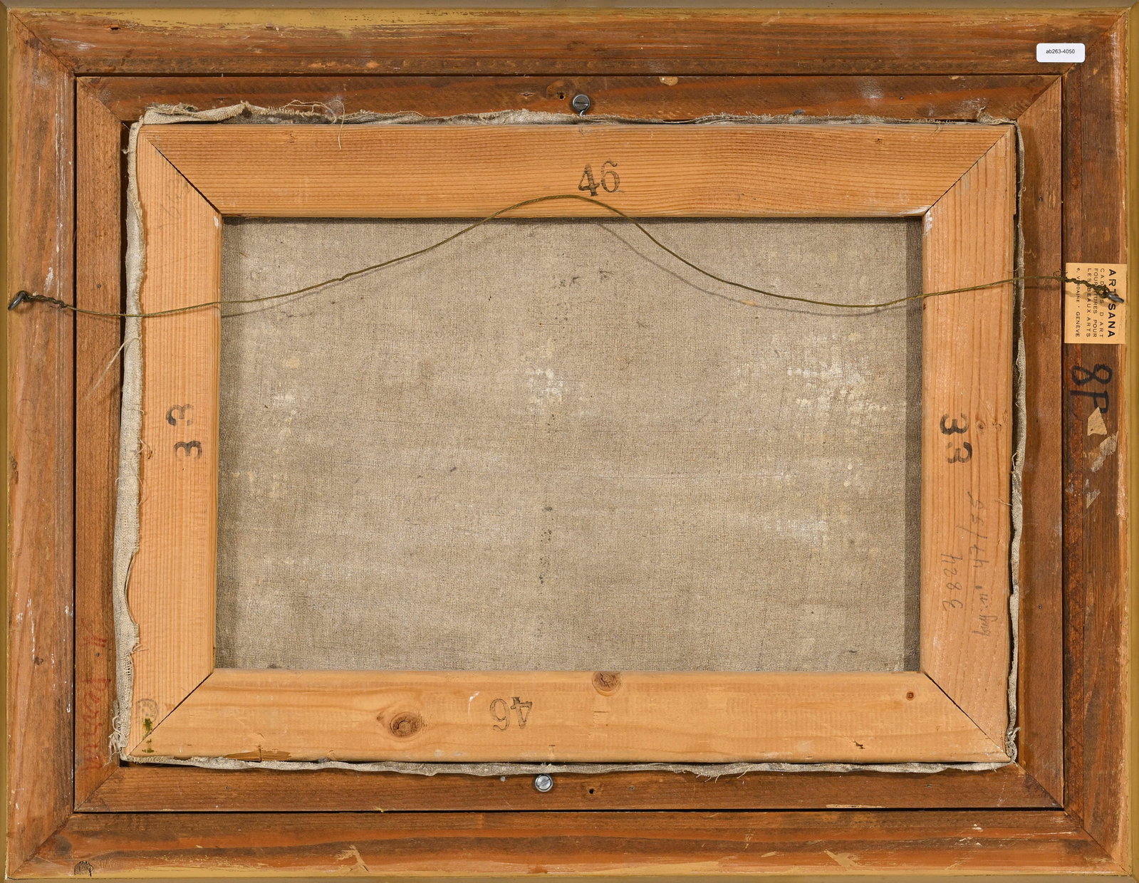 Georges Borgeaud (1914-1998), Vue d'un estuaire, 1965, huile sur toile, signée et datée, 3 - 5