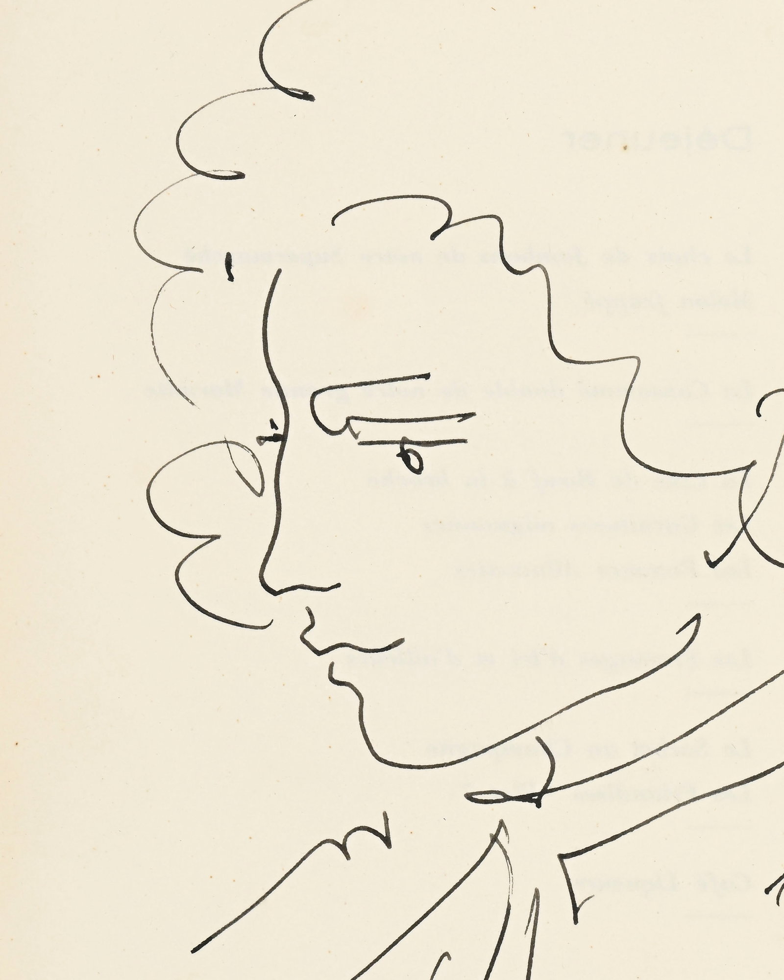 Hans Erni (1909-2015), Portrait de femme, 2007, encre sur papier, signée, datée "11.09.07" - 3