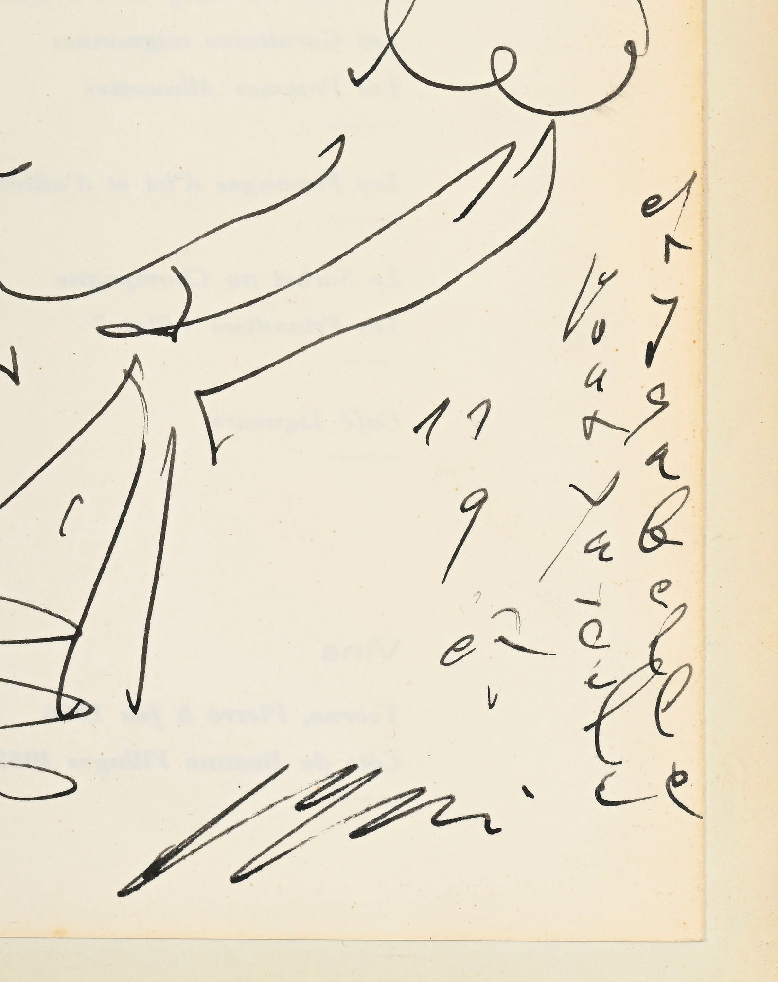 Hans Erni (1909-2015), Portrait de femme, 2007, encre sur papier, signée, datée "11.09.07" - 4