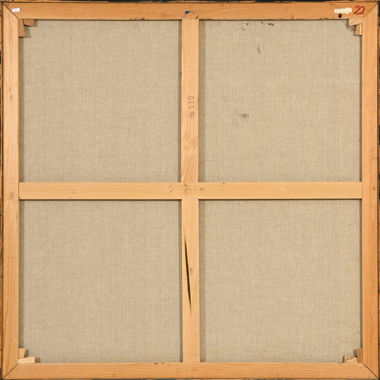 Walter Mafli (1915-2017), Composition abstraite, 1991, huile sur toile, signée et datée, 1 - 5