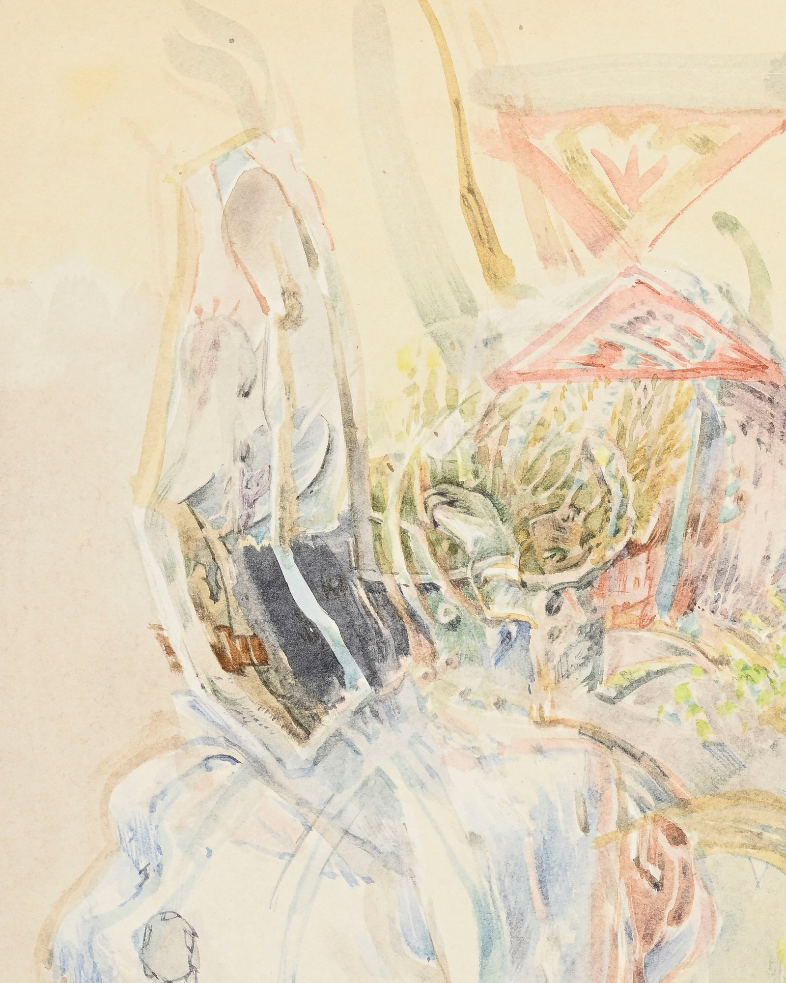 André Thomkins (1930-1985), "Kompost", 1985, aquarelle sur papier, signée, datée et t - 3