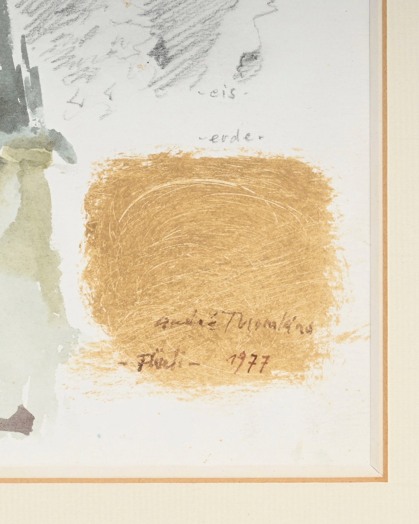 André Thomkins (1930-1985), "Flüeli", 1977, aquarelle et crayon de graphite sur papier, si - 5