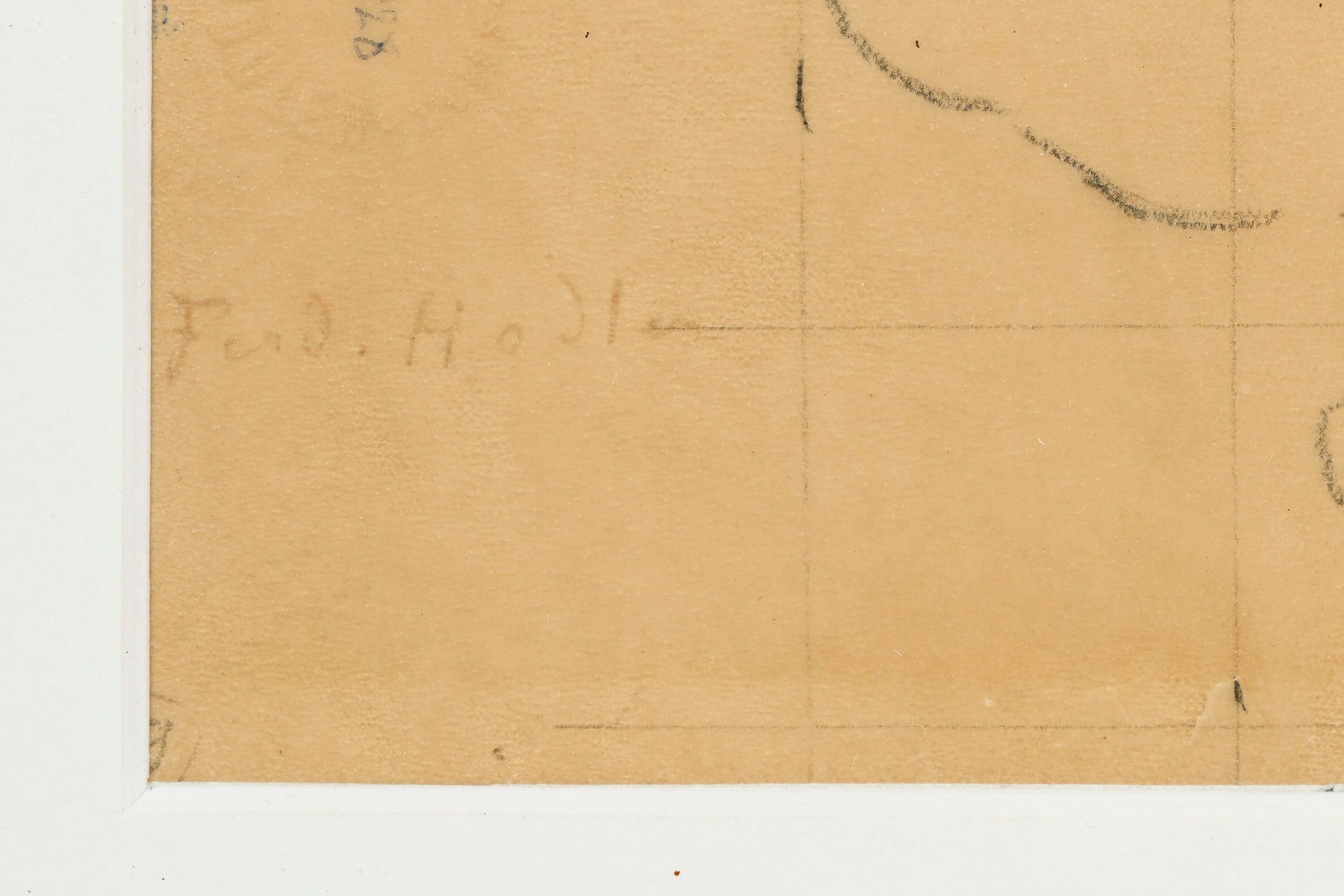 Ferdinand Hodler (1853-1918), Etude de femme, crayon sur papier, tampon de la signature (L. 5433) et - 4