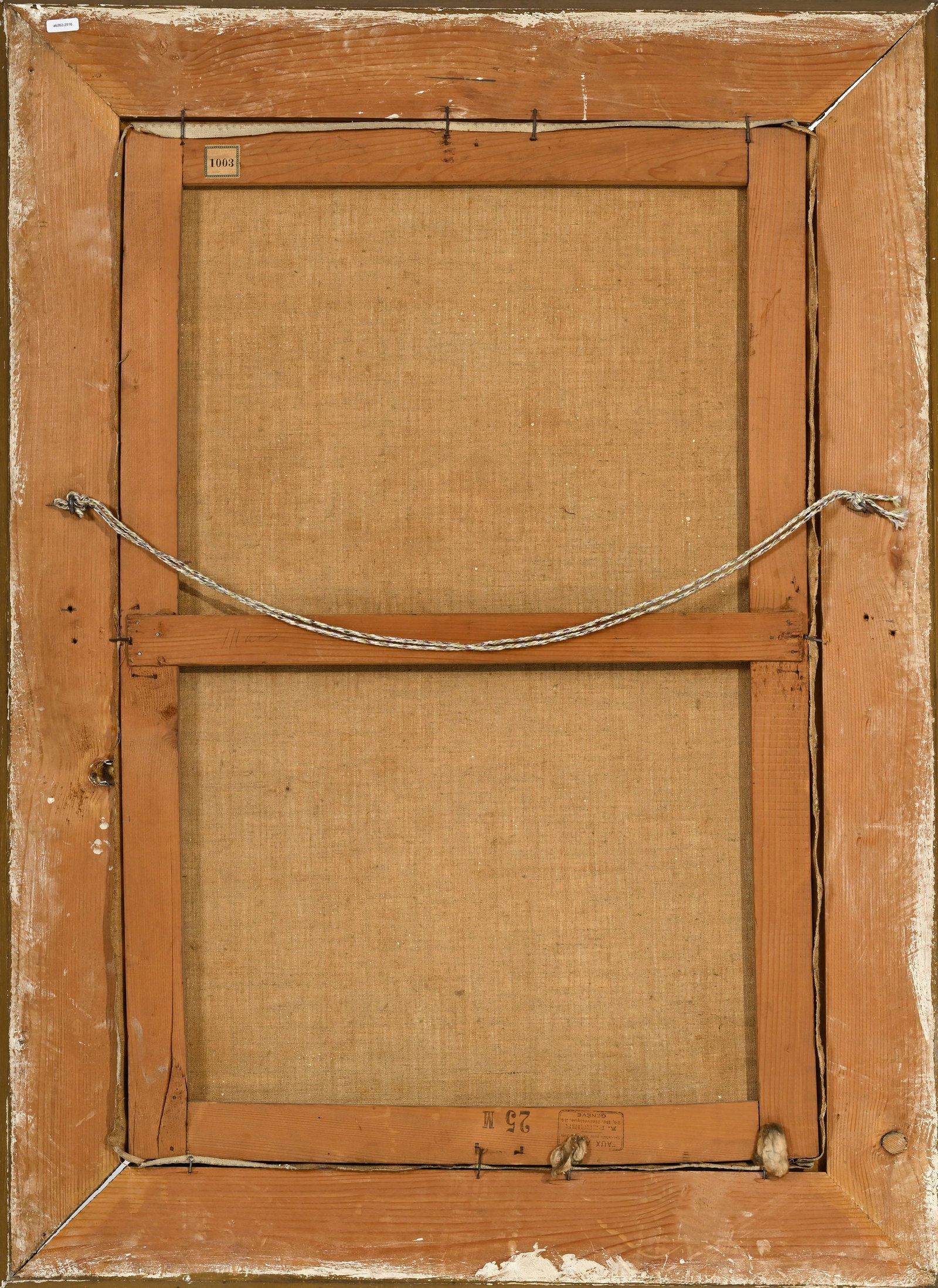 Otto Vautier (1863-1919), "La lettre", huile sur toile, signée, 82x54 cm - 4