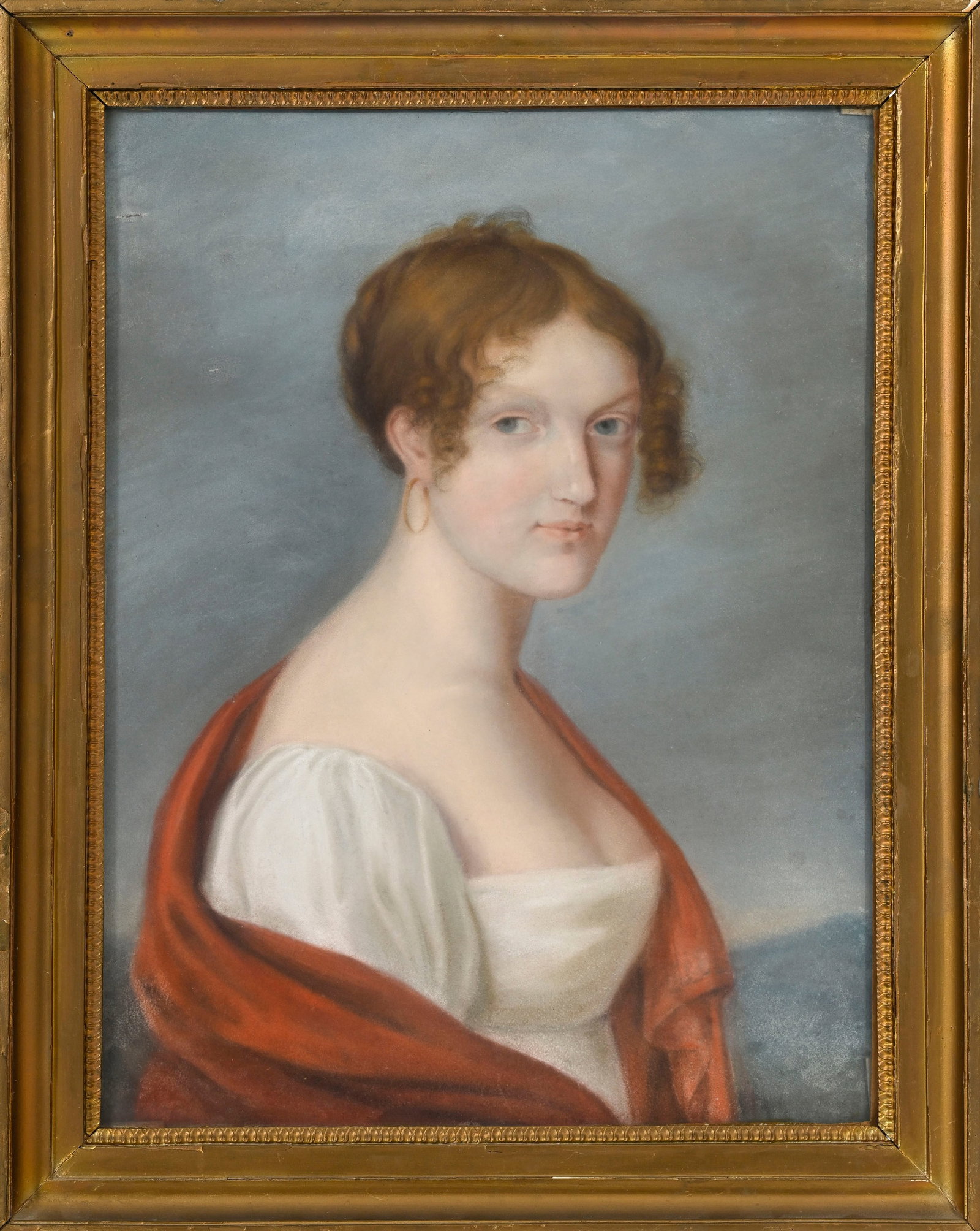 Ecole française du XIXe s., Portrait d'un élégant et Portrait d'une élégant - 3
