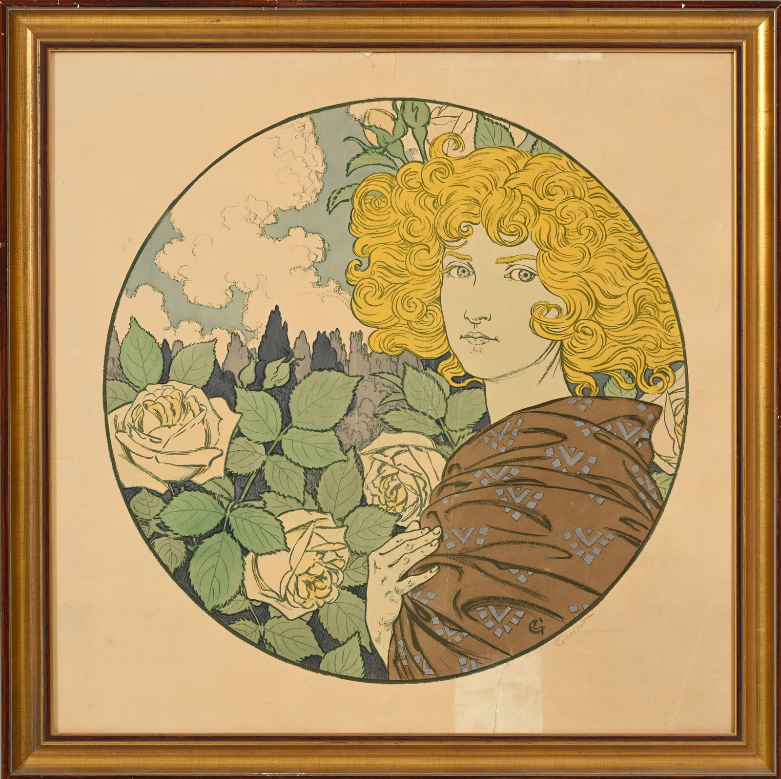 Eugène Samuel Grasset (1845-1917), d'après, "Jalousie" et "Froideur", de la série des - 4