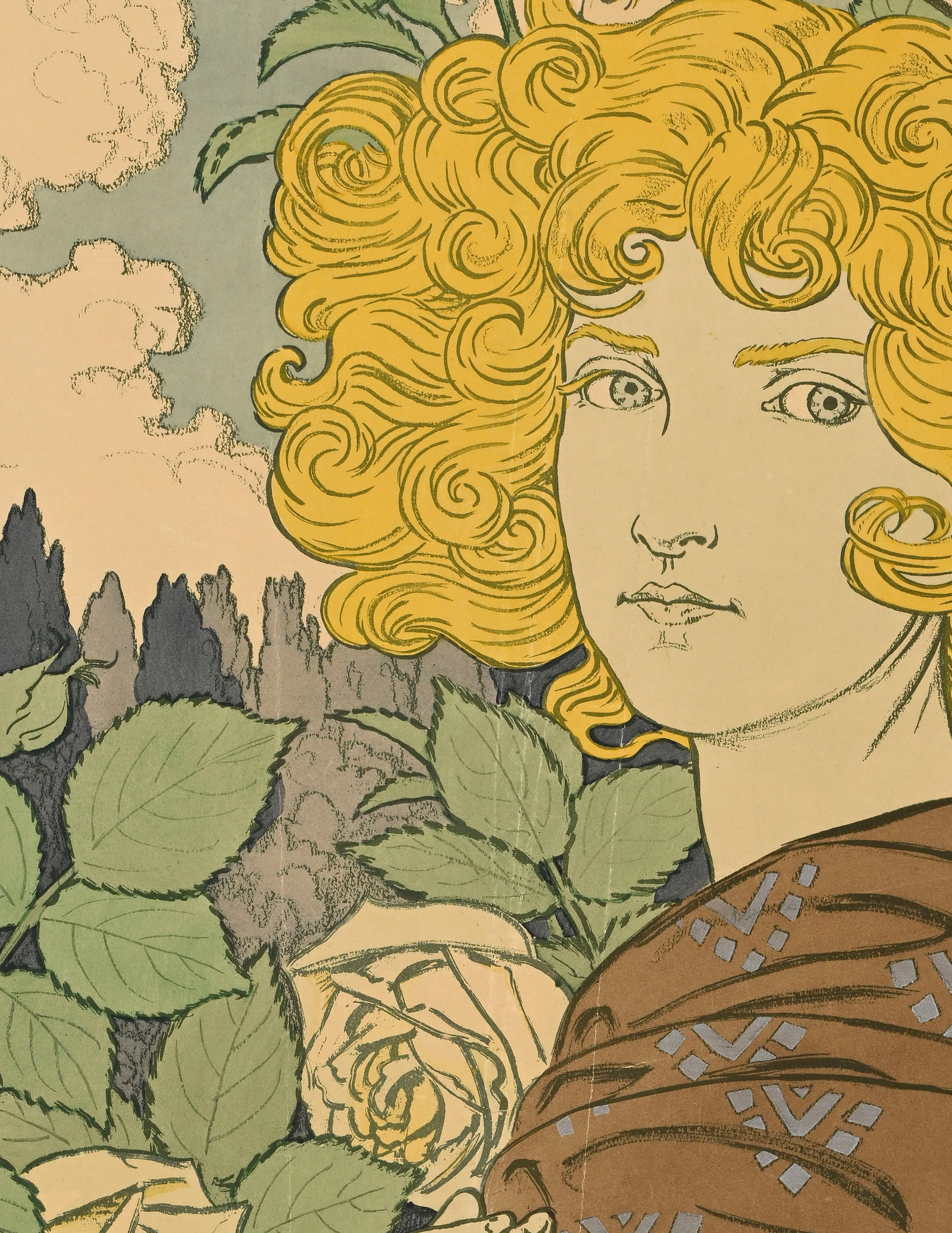 Eugène Samuel Grasset (1845-1917), d'après, "Jalousie" et "Froideur", de la série des - 6