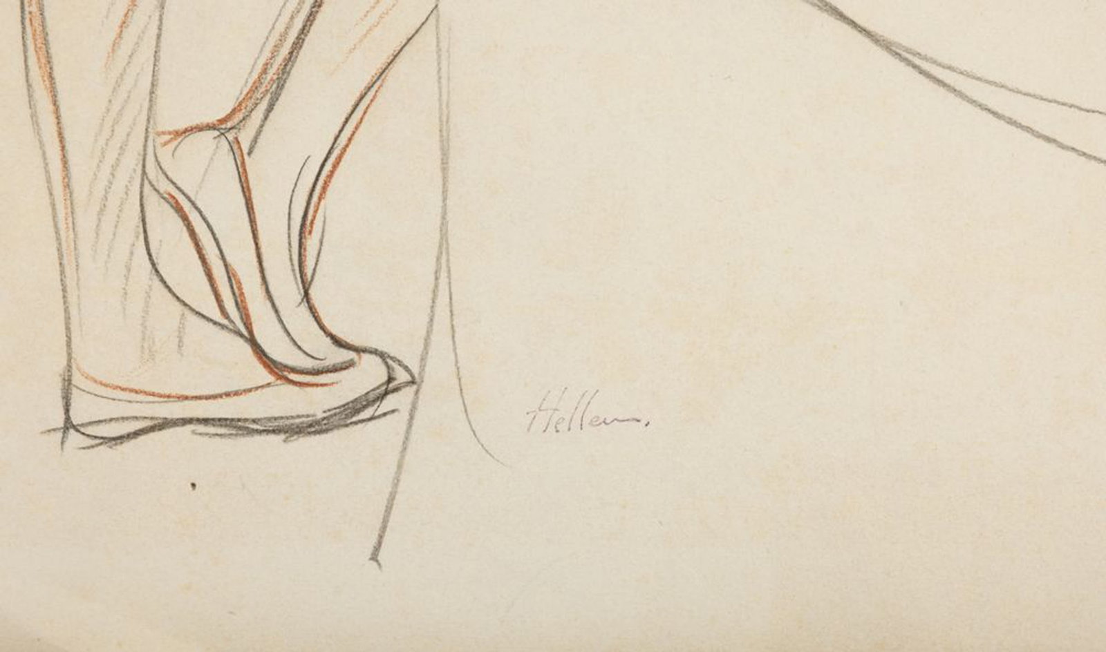 Paul César Helleu (1859-1927), Portrait présumé d'Elaine Greffulhe à 9 ans, pier - 6