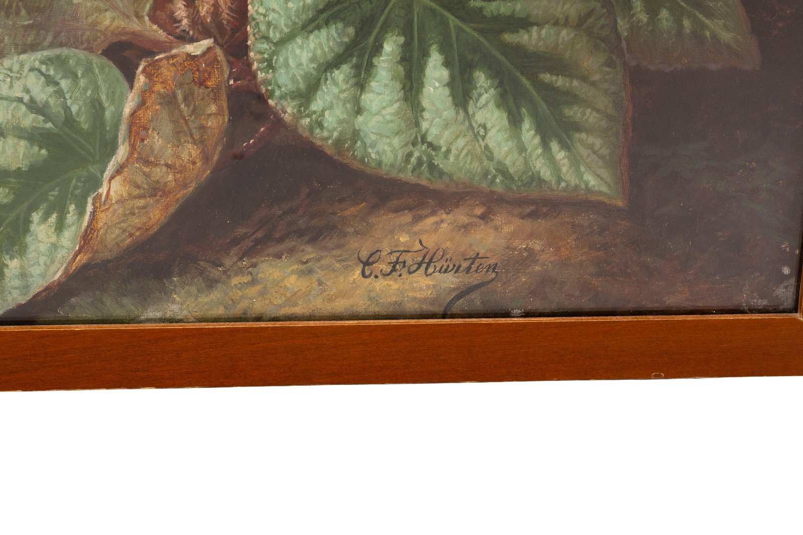 Karl Ferdinand Hürten (1818-1901), Nature morte aux fleurs, fruits et papillons, 1897, huiles s - 5