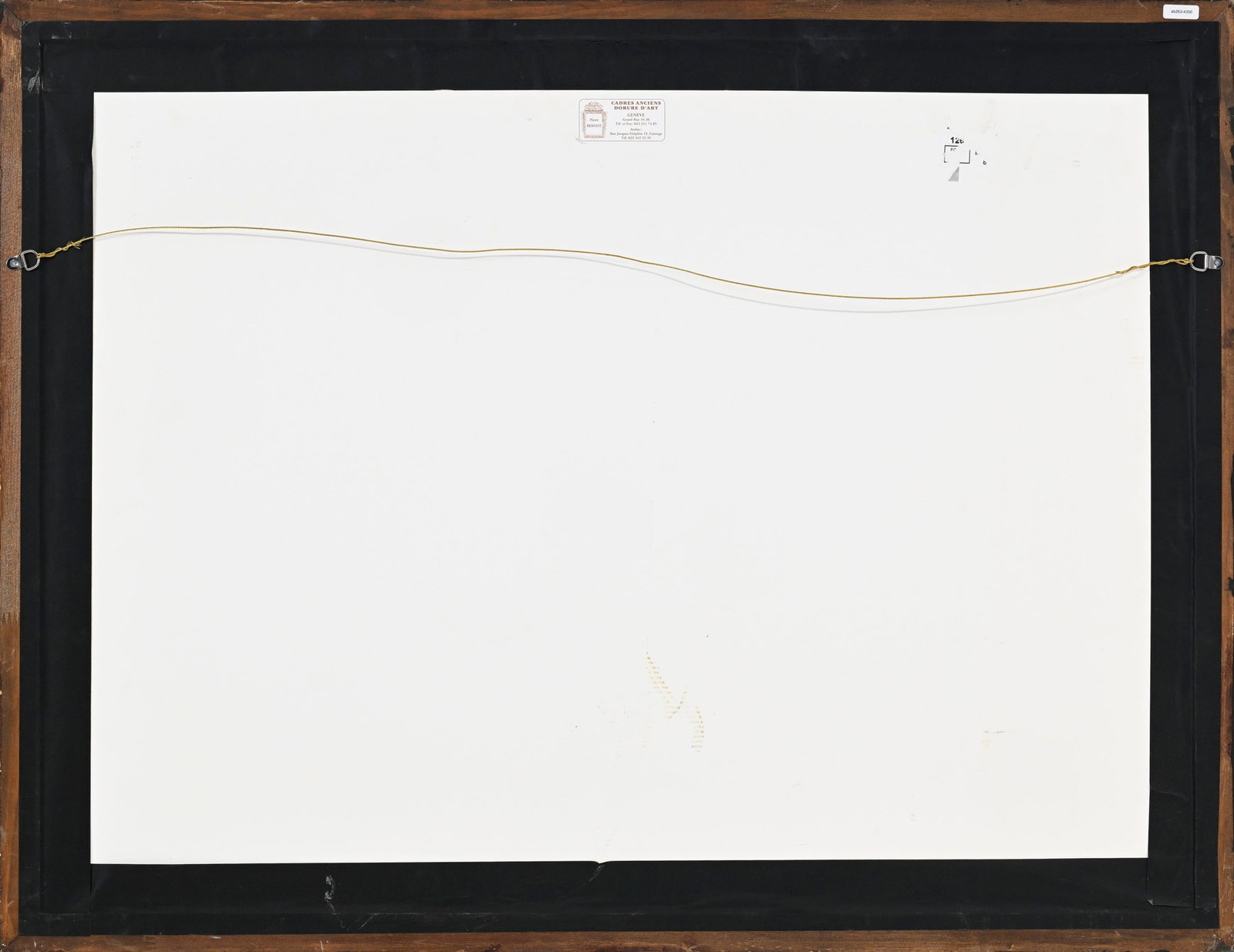 Ecole napolitaine du XIXe s., Vue de Santa Lucia à Naples, gouache sur papier, 47x67 cm (à - 4