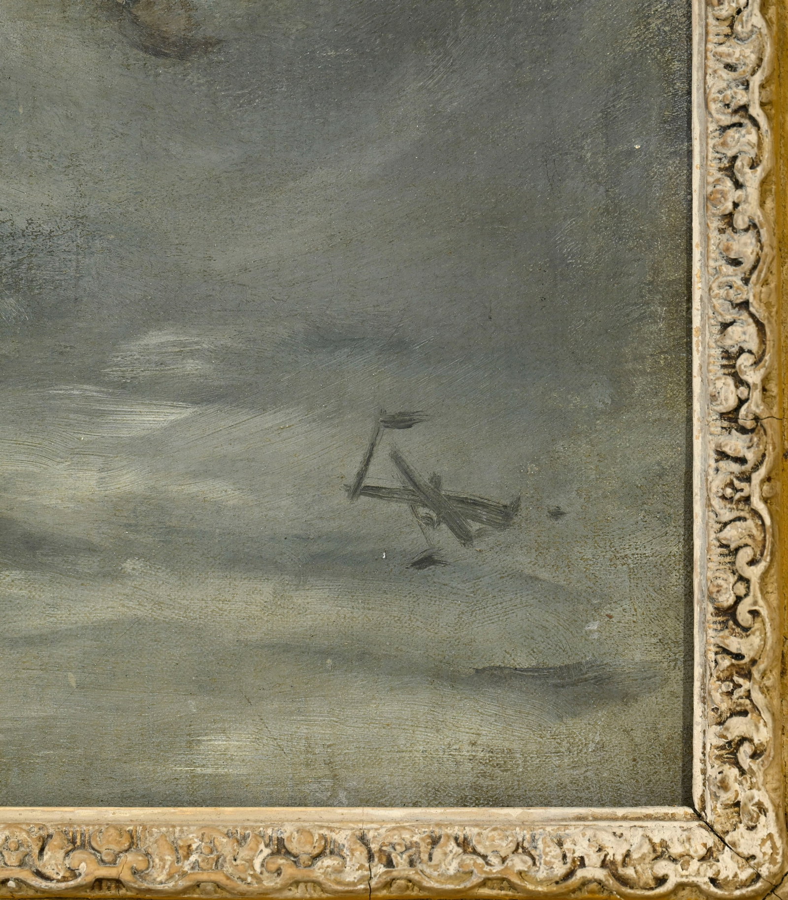 Ecole russe de la fin du XIXe s., Para, huile sur toile Dubus, monogrammée, 54x65 cm Note: - 4