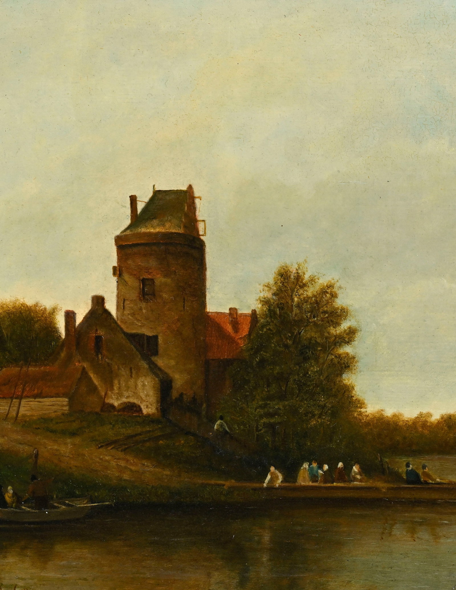 Jan Jacob Spohler (1811-1866), Paysages fluviaux, 1841, paire d'huiles sur panneaux, signées, u - 7