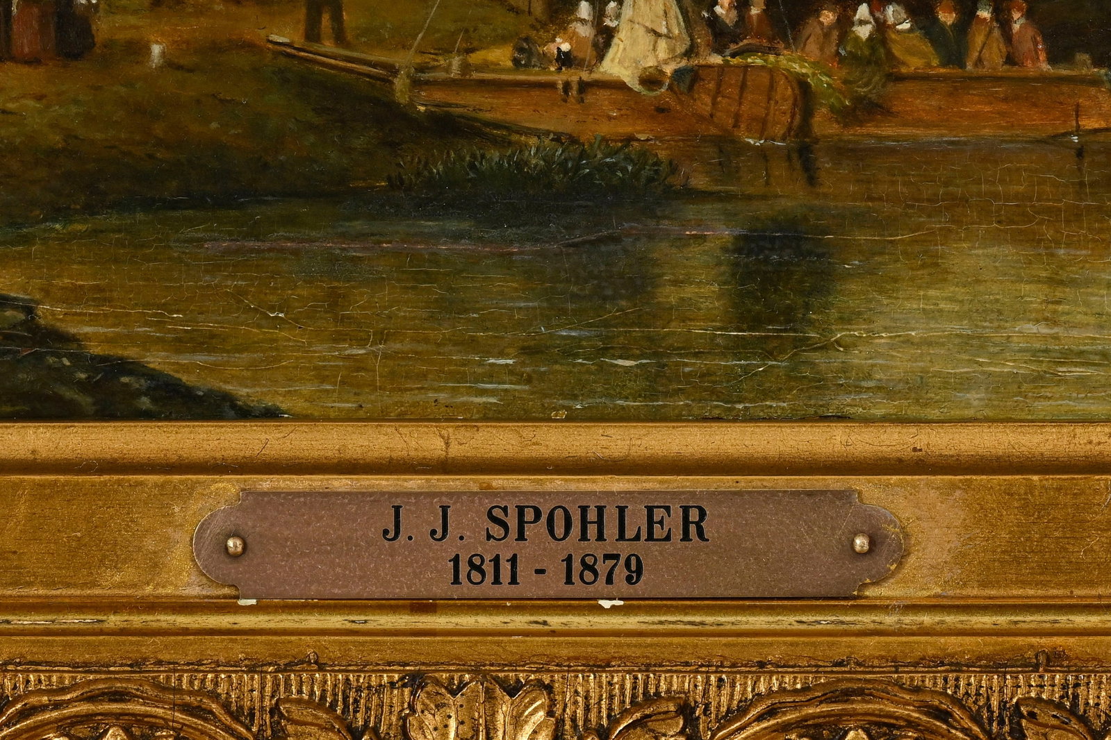 Jan Jacob Spohler (1811-1866), Paysages fluviaux, 1841, paire d'huiles sur panneaux, signées, u - 8