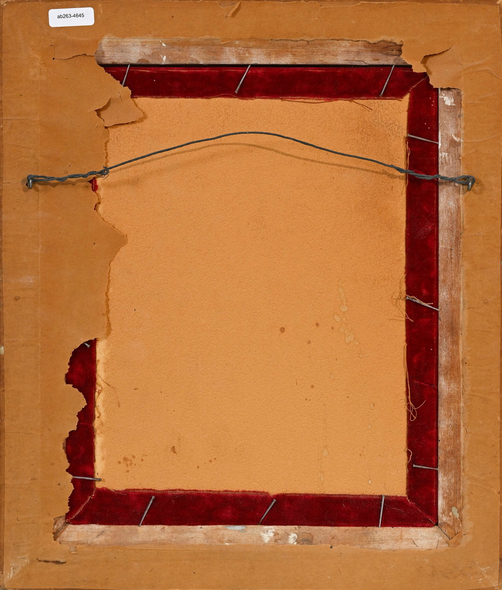 Ecole italienne du XVIIe s., Philosophe assis, encre sur papier, tampon "R" (L. 2169 ou L.2170), 9x6 - 5