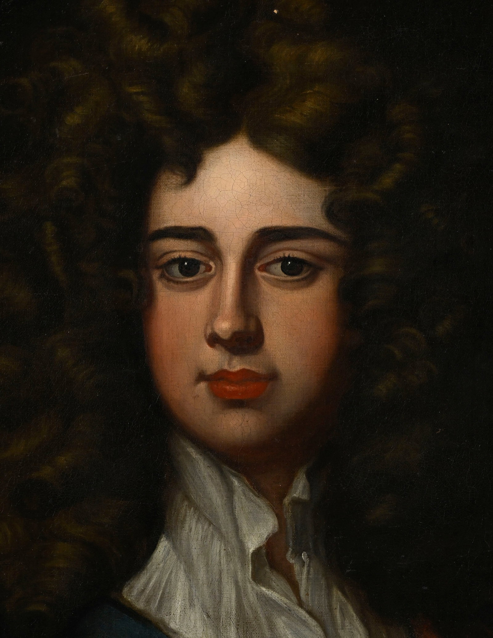 Godfrey Kneller (1646-1723), copie d'après, "Portrait de John Dryden", huile sur toile, annotat - 3