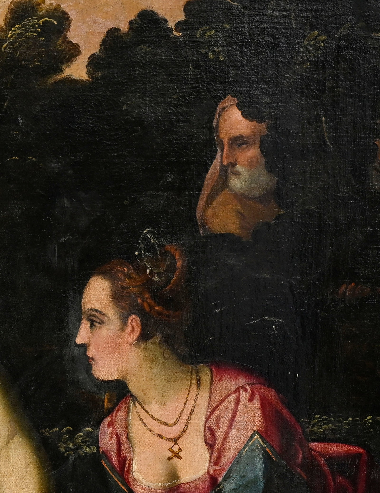 Alessandro Maganza (1556-c.1632), attribué à, Suzanne et les vieillards, huile sur toile,  - 6