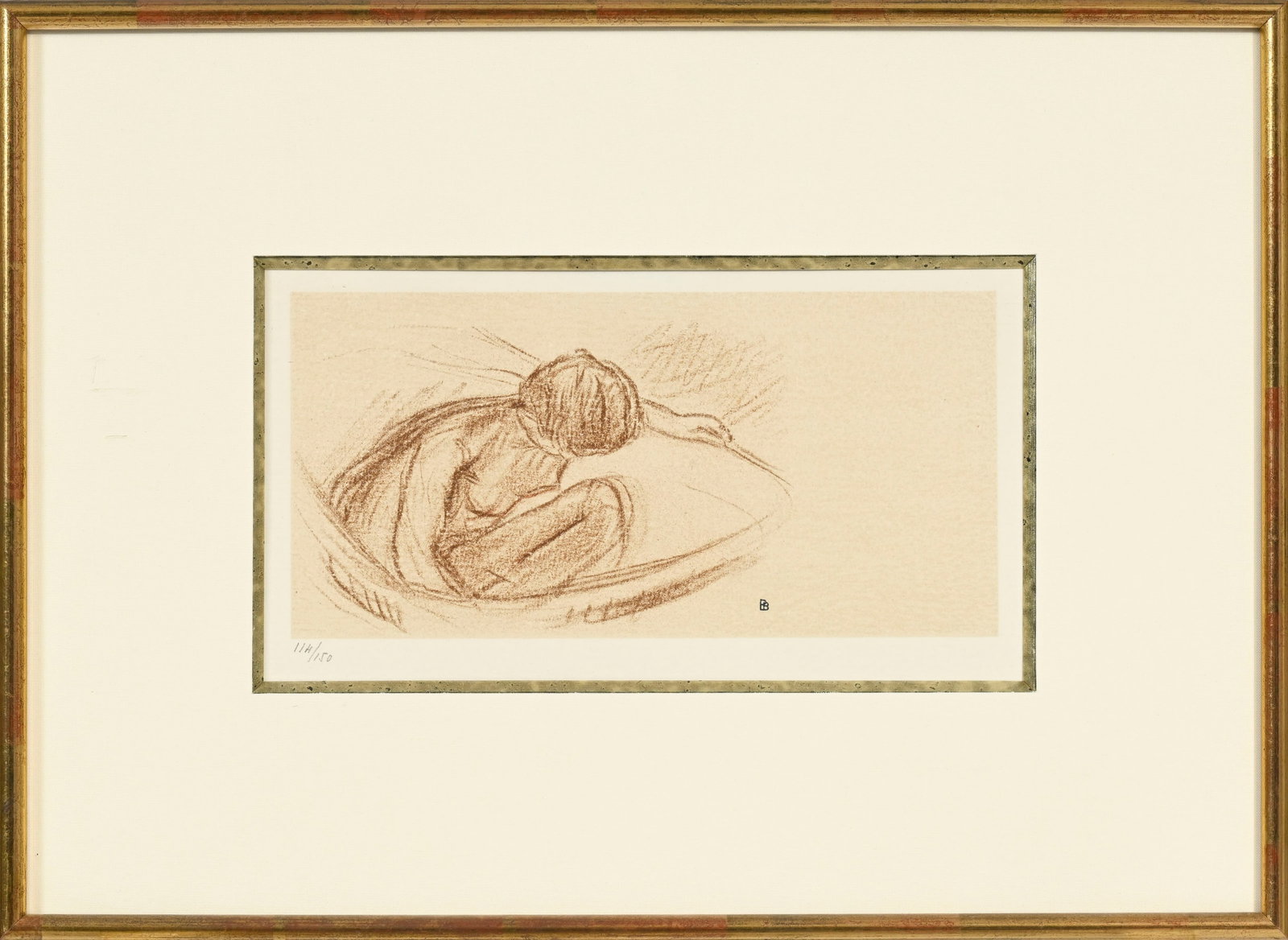 Pierre Bonnard (1867-1947), d'après, Femme au bain, sérigraphie, monogrammée dans la  - 2