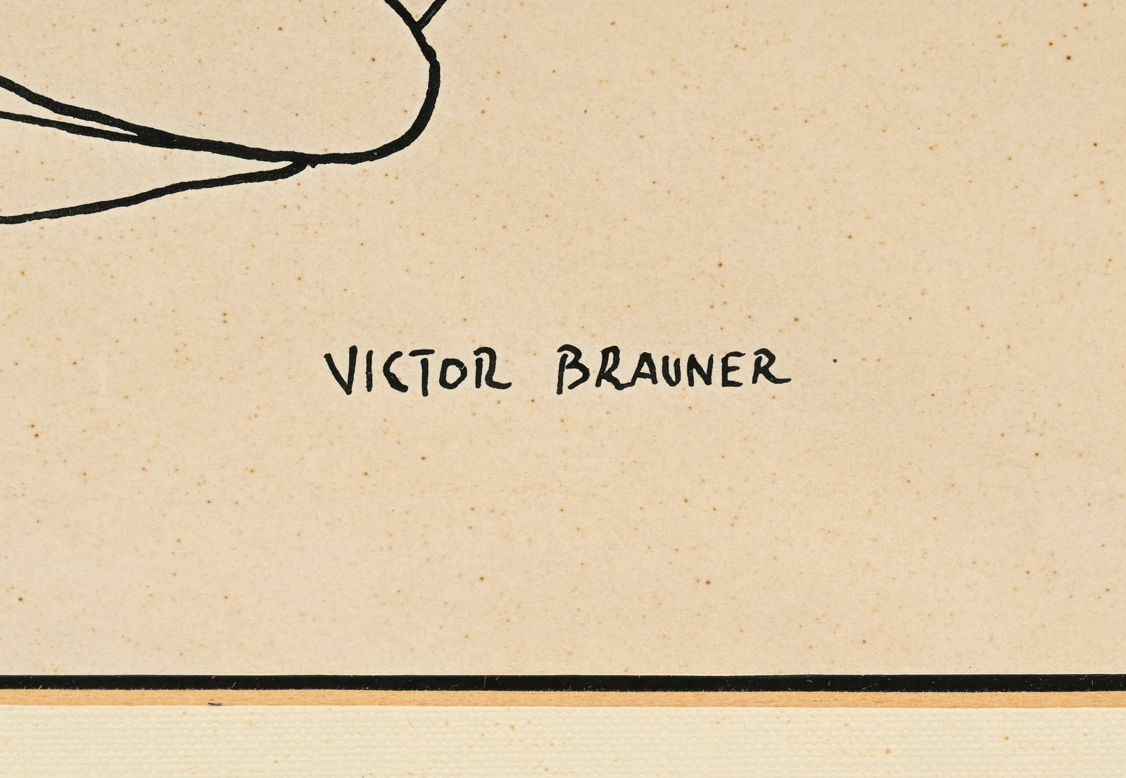 Victor Brauner (1903-1966), Silhouettes, encre sur papier, signée, 19,5x27,5 cm - 4