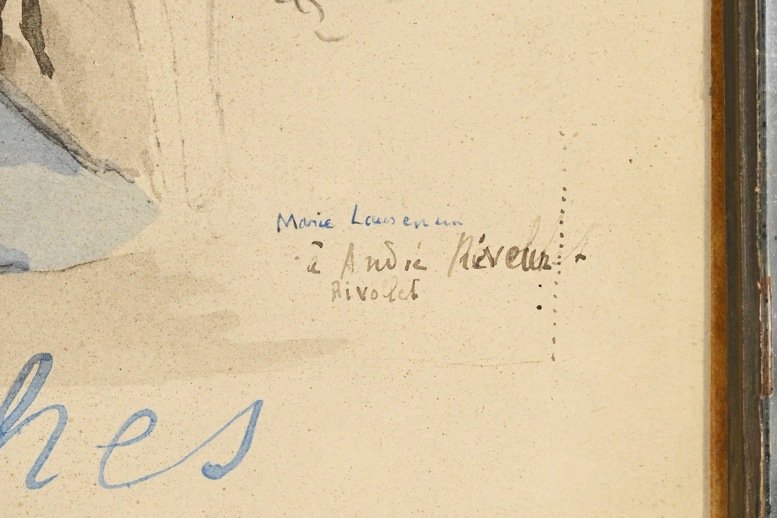 Marie Laurencin (1883-1956), "Les Biches", aquarelle sur papier, signée, titrée et dé - 4