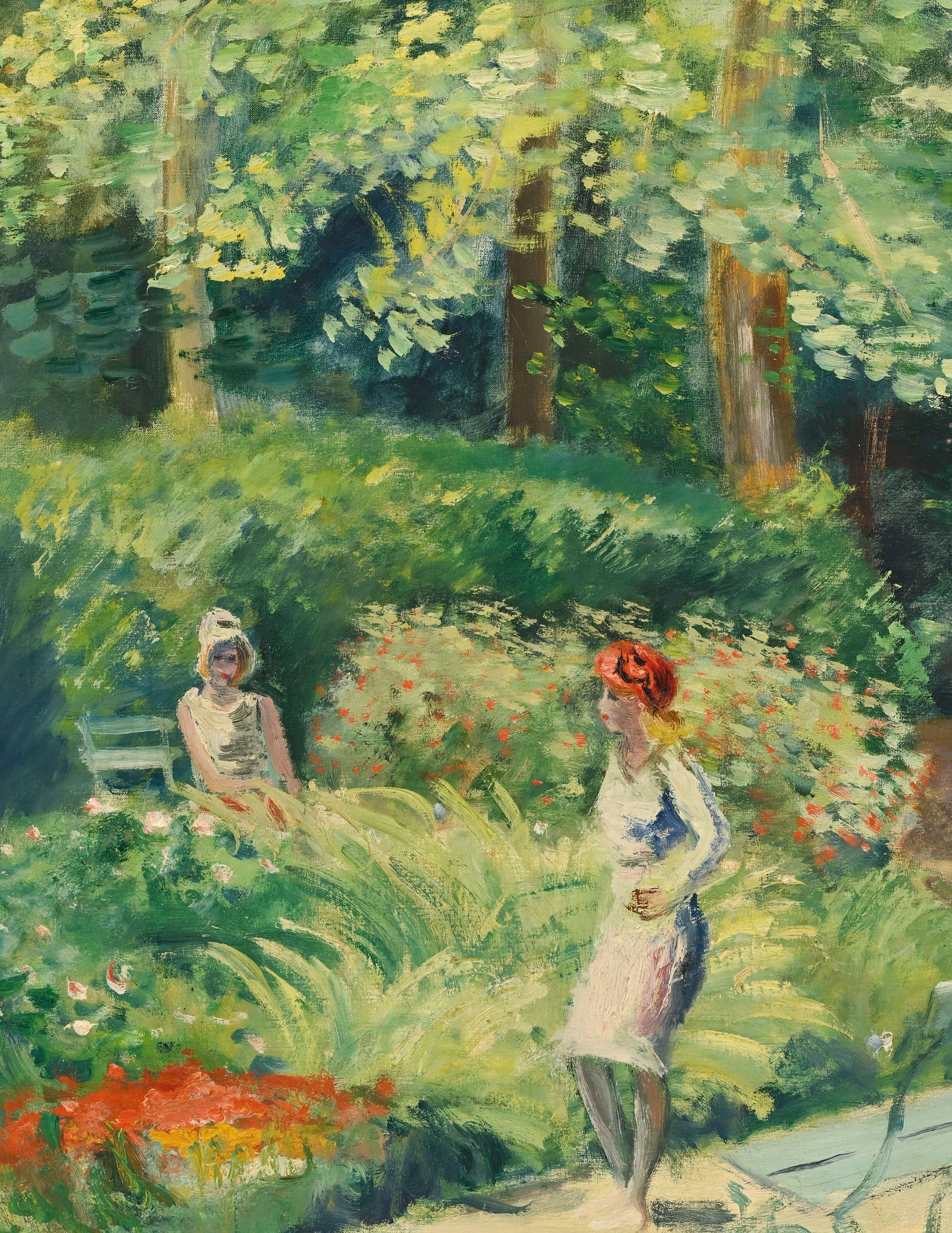 Constantin Andréevitch Terechkovitch (1902-1978), Femmes au jardin, 1929, huile sur toile, sign - 3