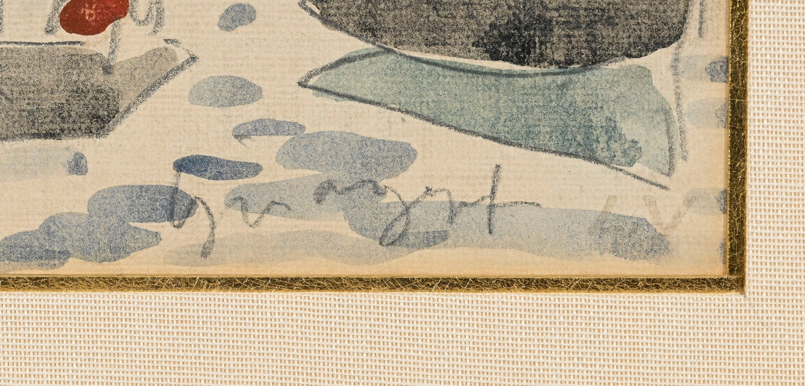 Louis Valtat (1869-1952), Voiliers au port, c. 1930, aquarelle et crayon de graphite sur papier, mon - 4